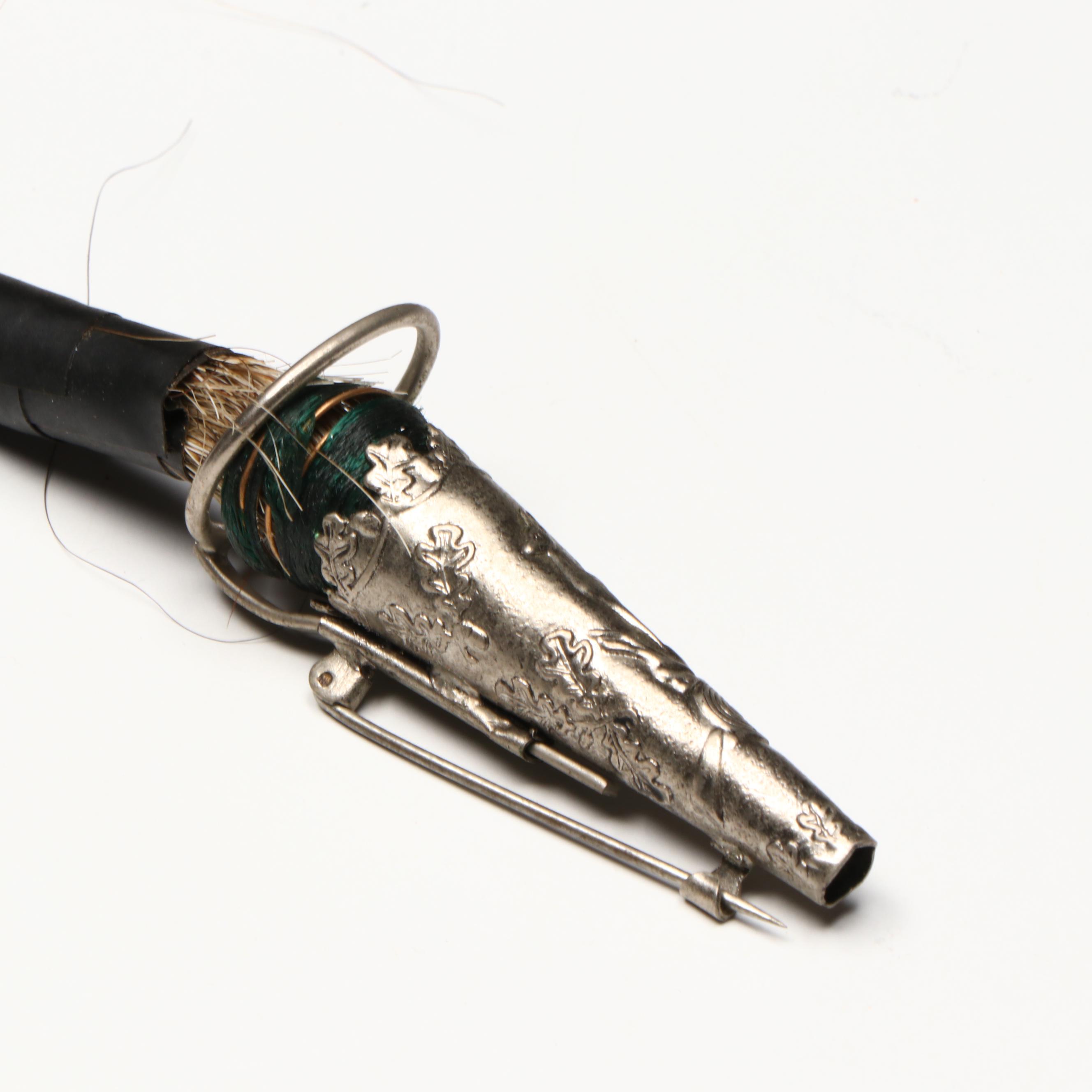 Humidor with Cigar Slots, Ceramic Decanter Set, Boot Glass and Horsehair Pin