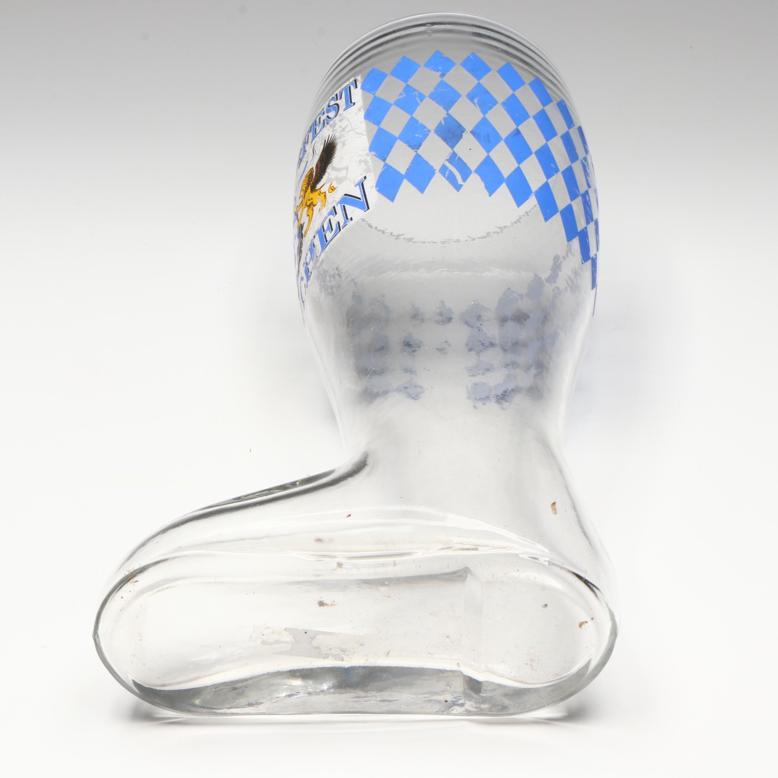 Humidor with Cigar Slots, Ceramic Decanter Set, Boot Glass and Horsehair Pin