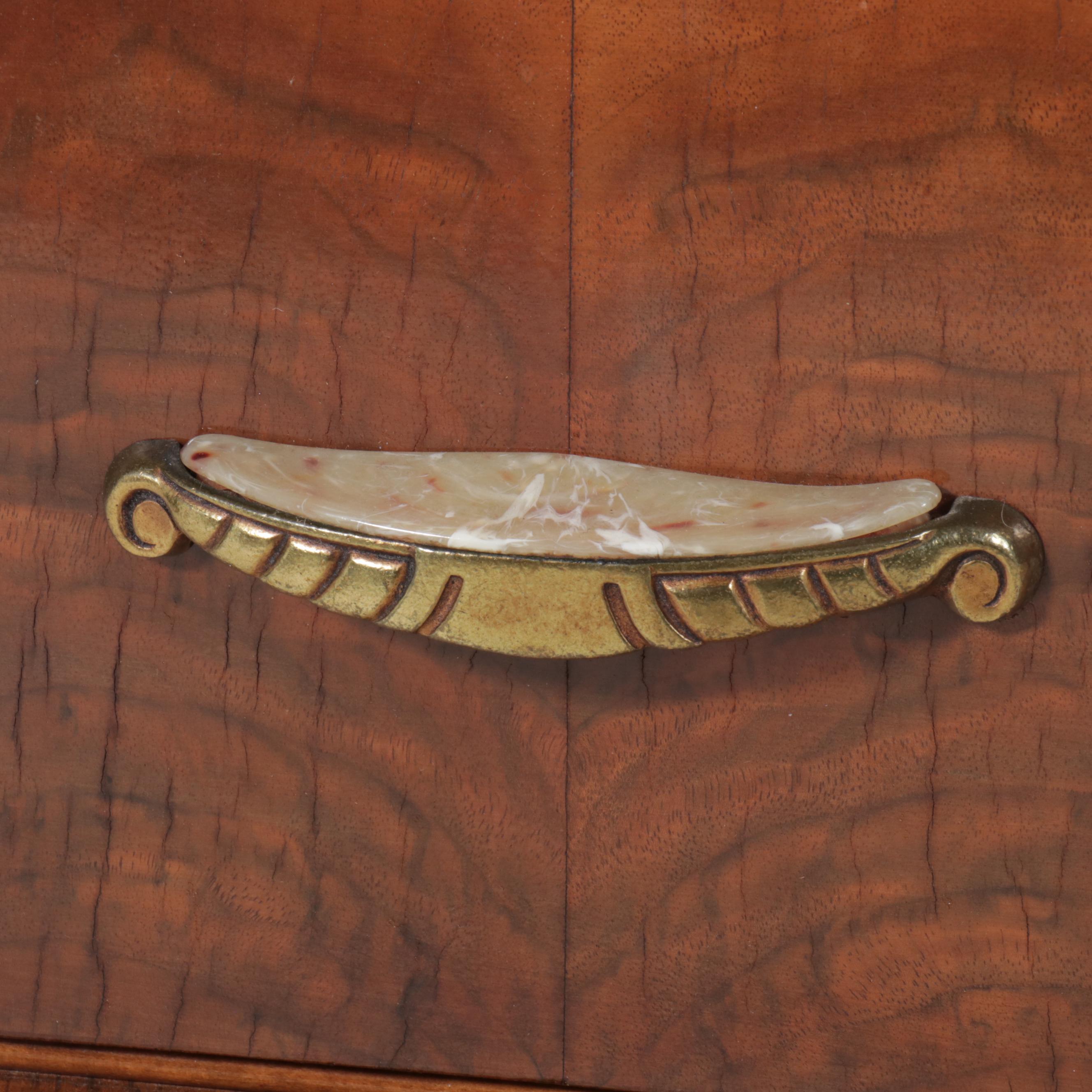 Antique Art Deco Waterfall Vanity