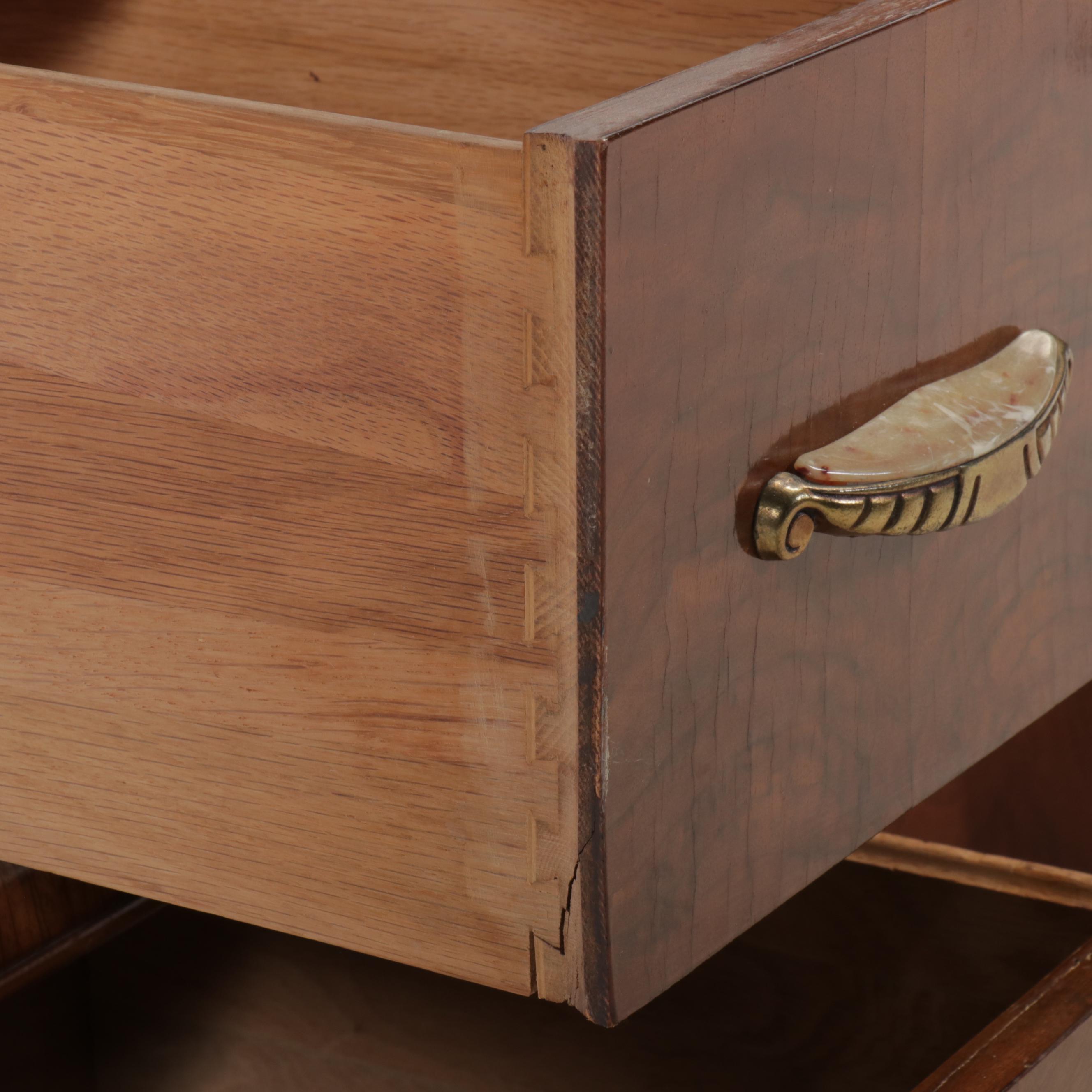 Antique Art Deco Waterfall Vanity