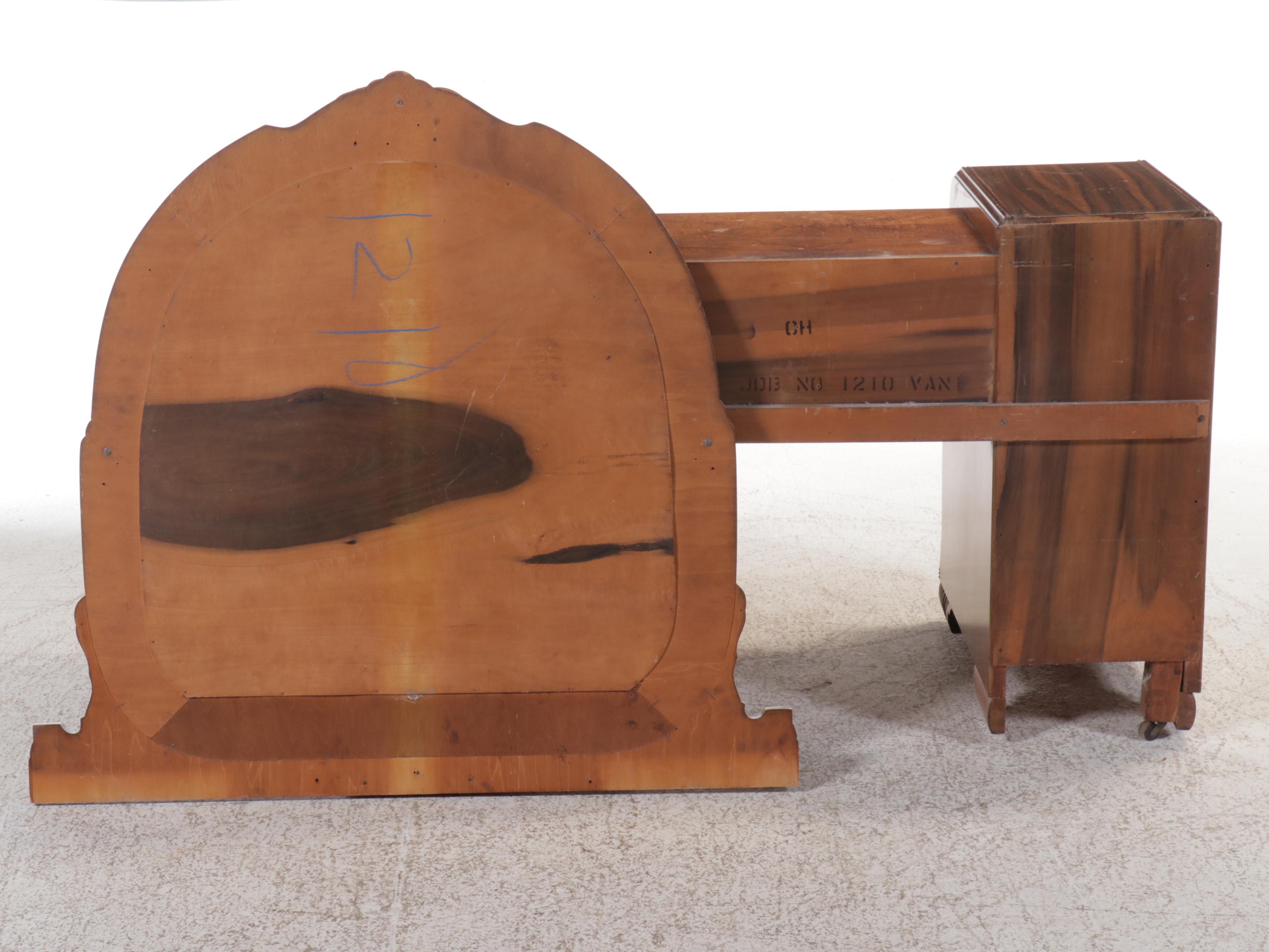 Antique Art Deco Waterfall Vanity