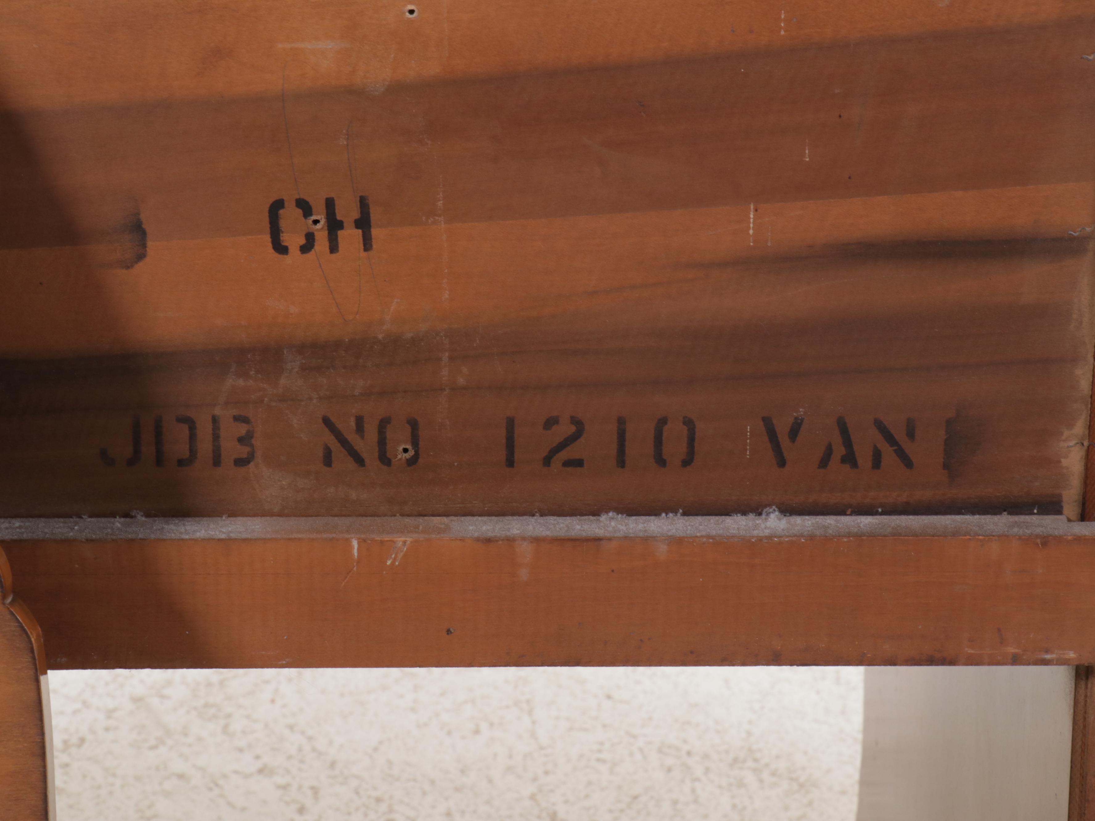 Antique Art Deco Waterfall Vanity