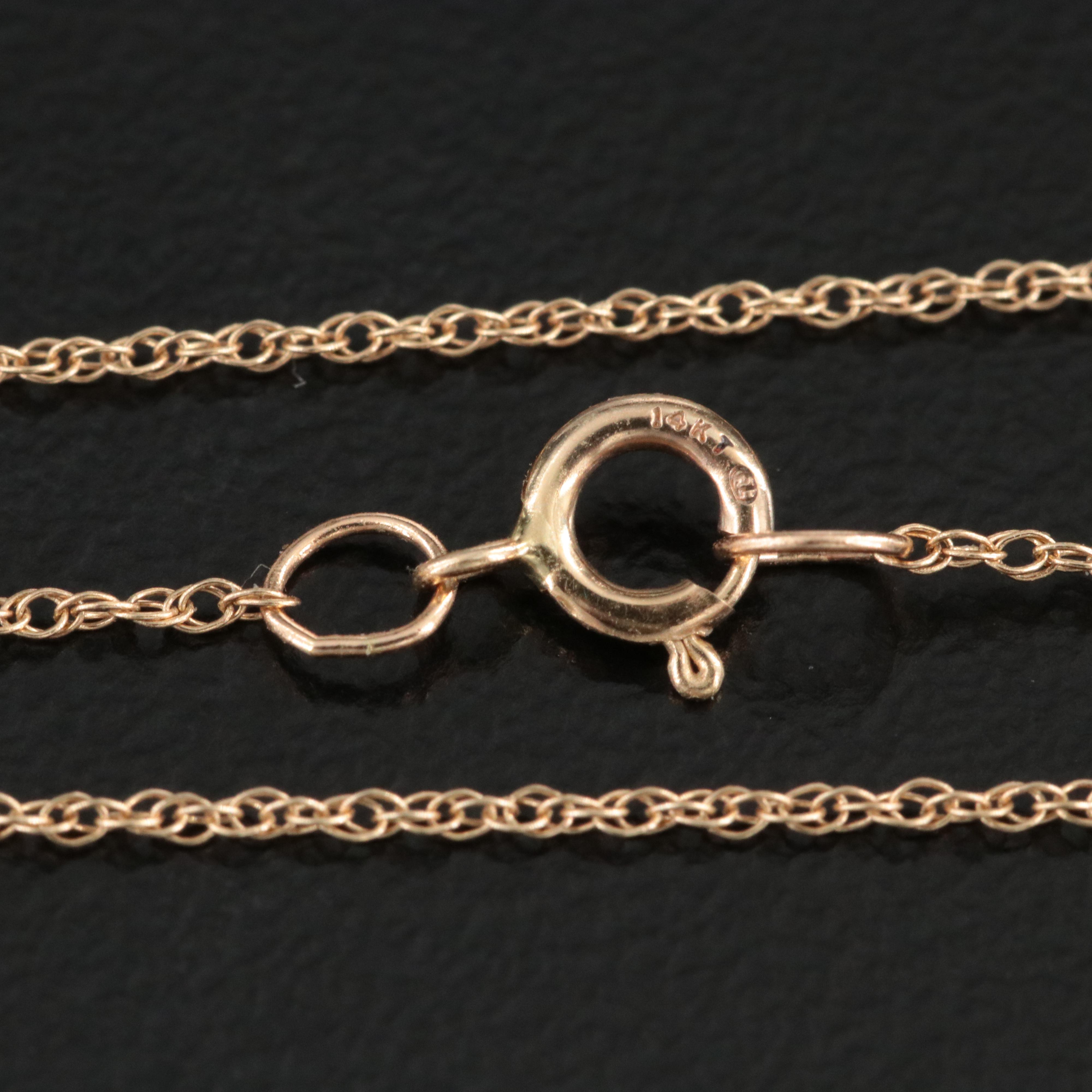 14K Singapore Chain Necklace