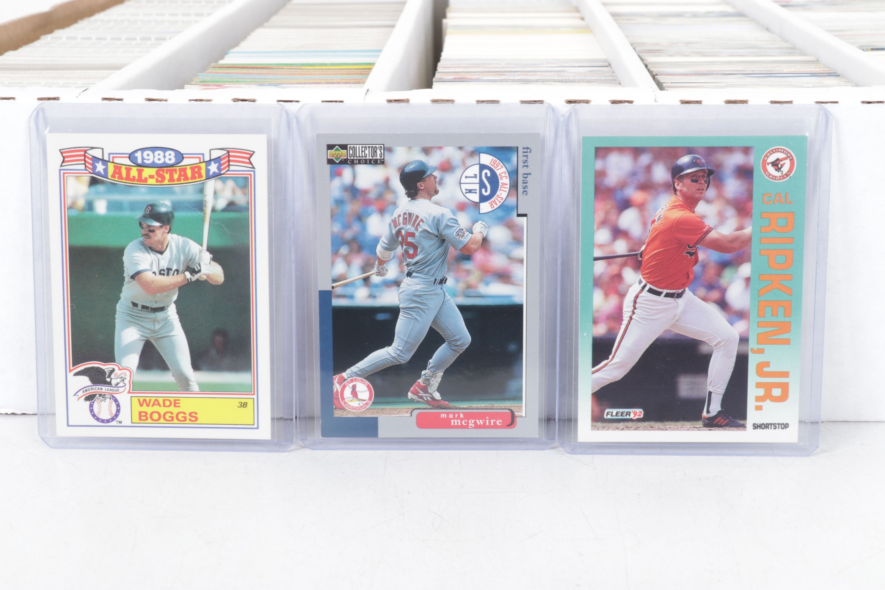 Wade Boggs, Mark McGwire & Other Baseball Trading Cards