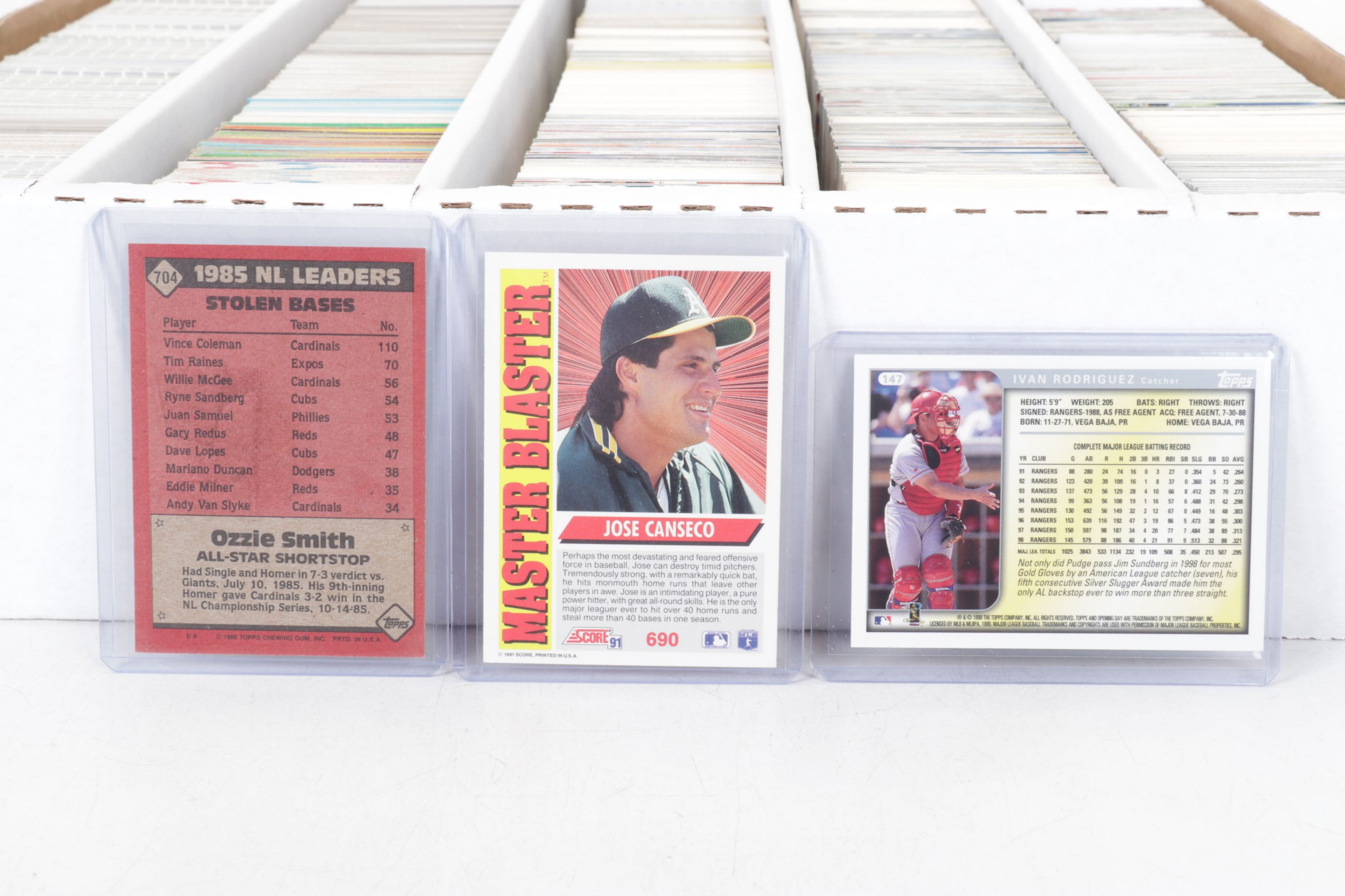 Wade Boggs, Mark McGwire & Other Baseball Trading Cards