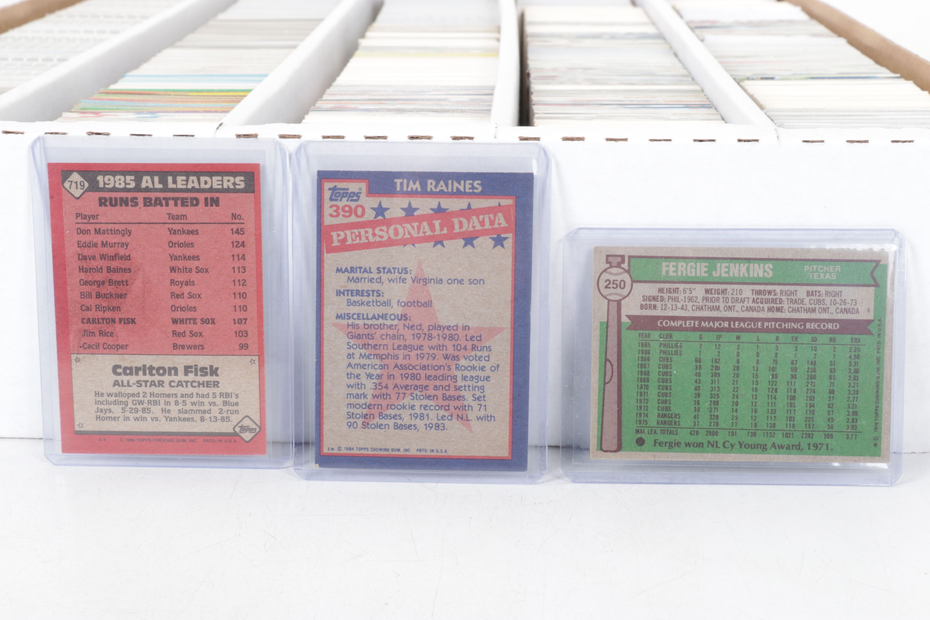 Wade Boggs, Mark McGwire & Other Baseball Trading Cards