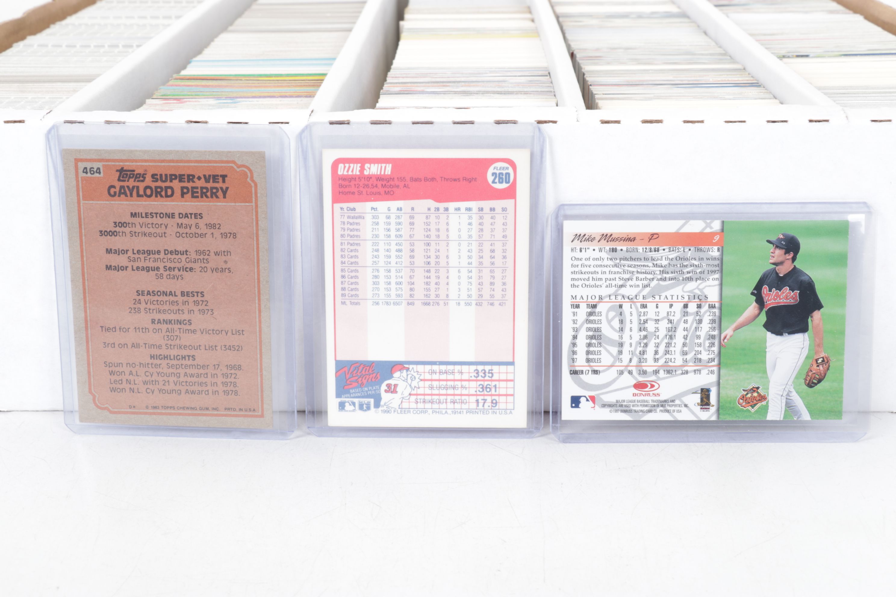 Wade Boggs, Mark McGwire & Other Baseball Trading Cards