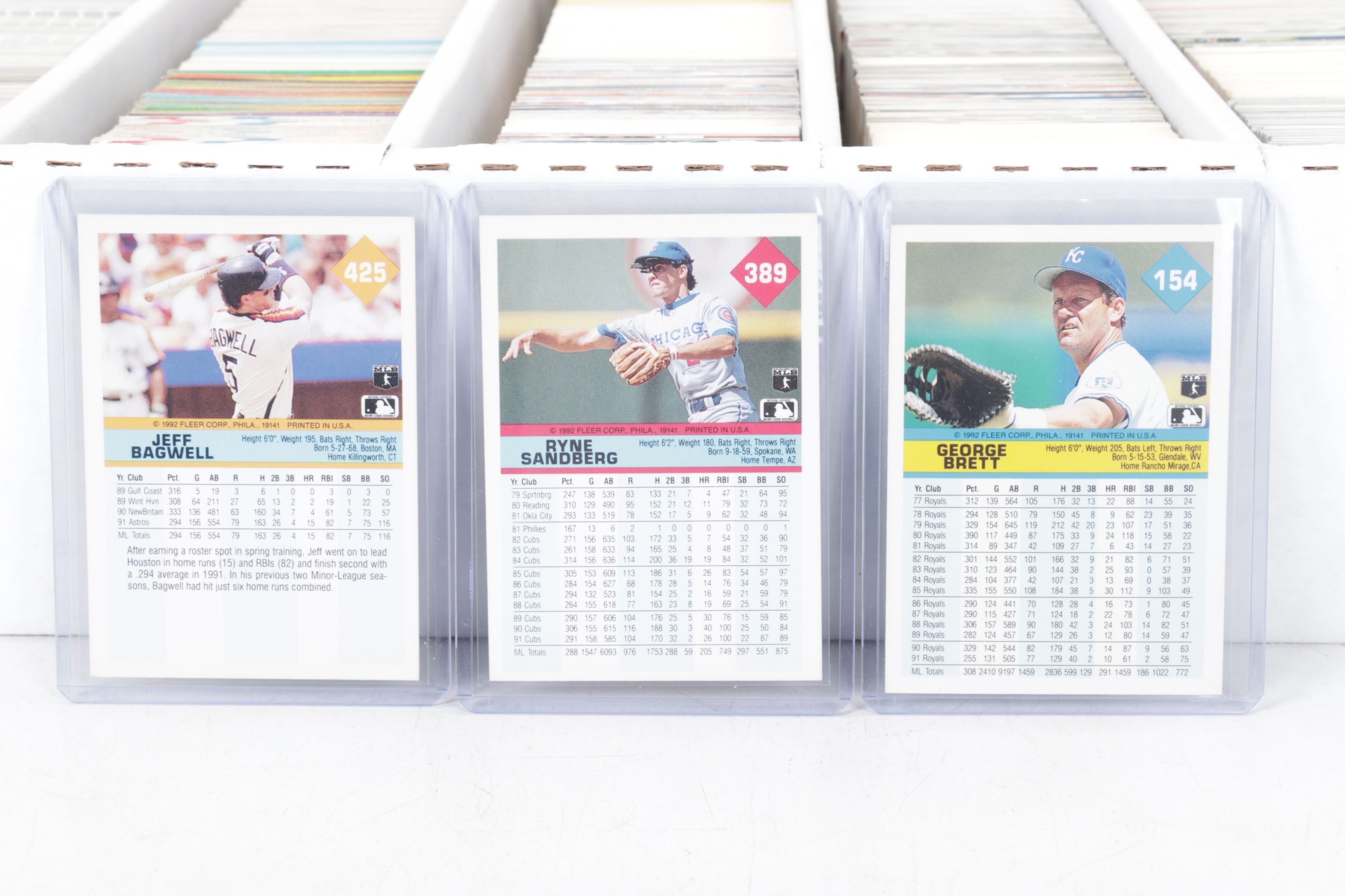 Wade Boggs, Mark McGwire & Other Baseball Trading Cards