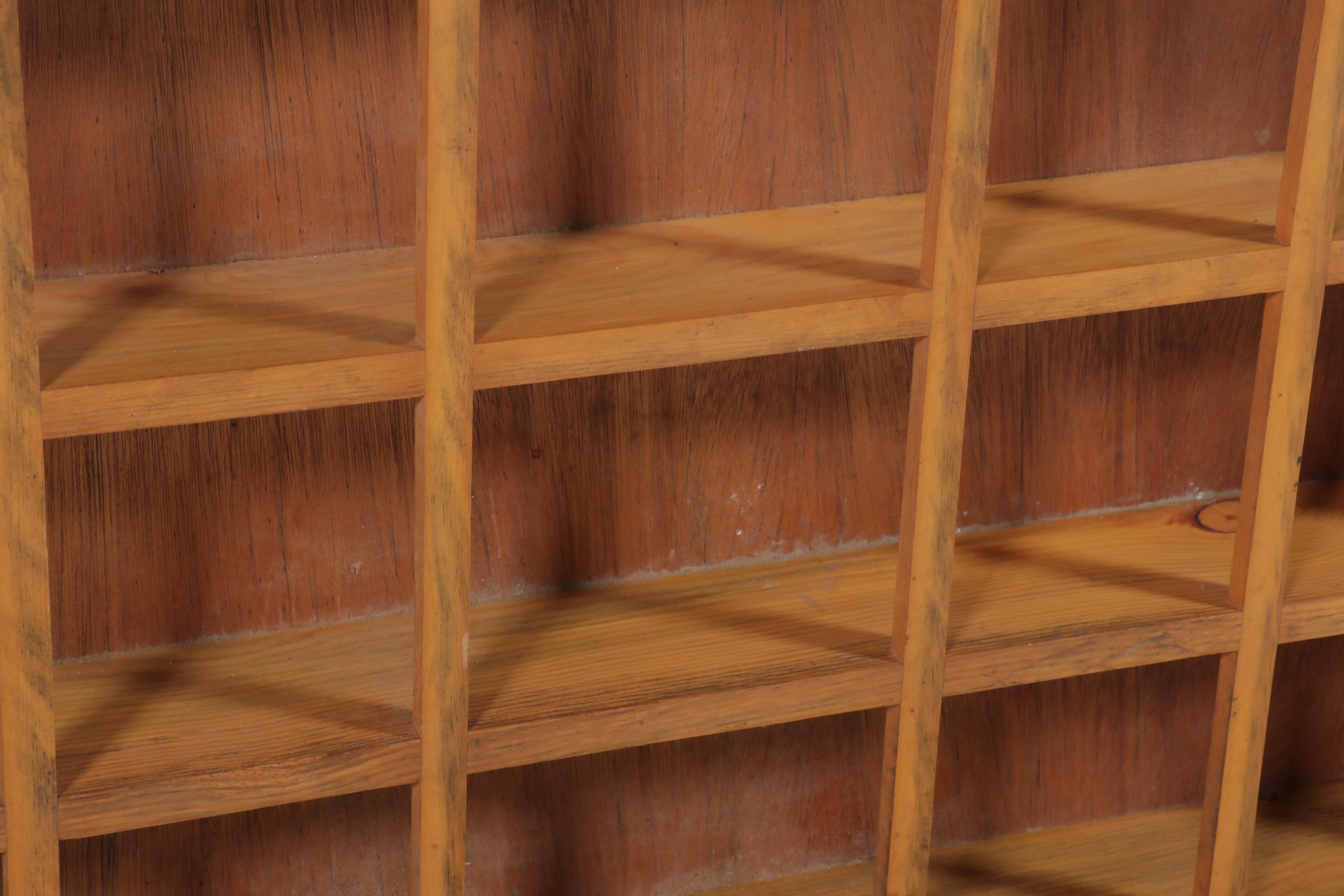 Colonial Style Oak Wall Hanging Pewter Cabinet