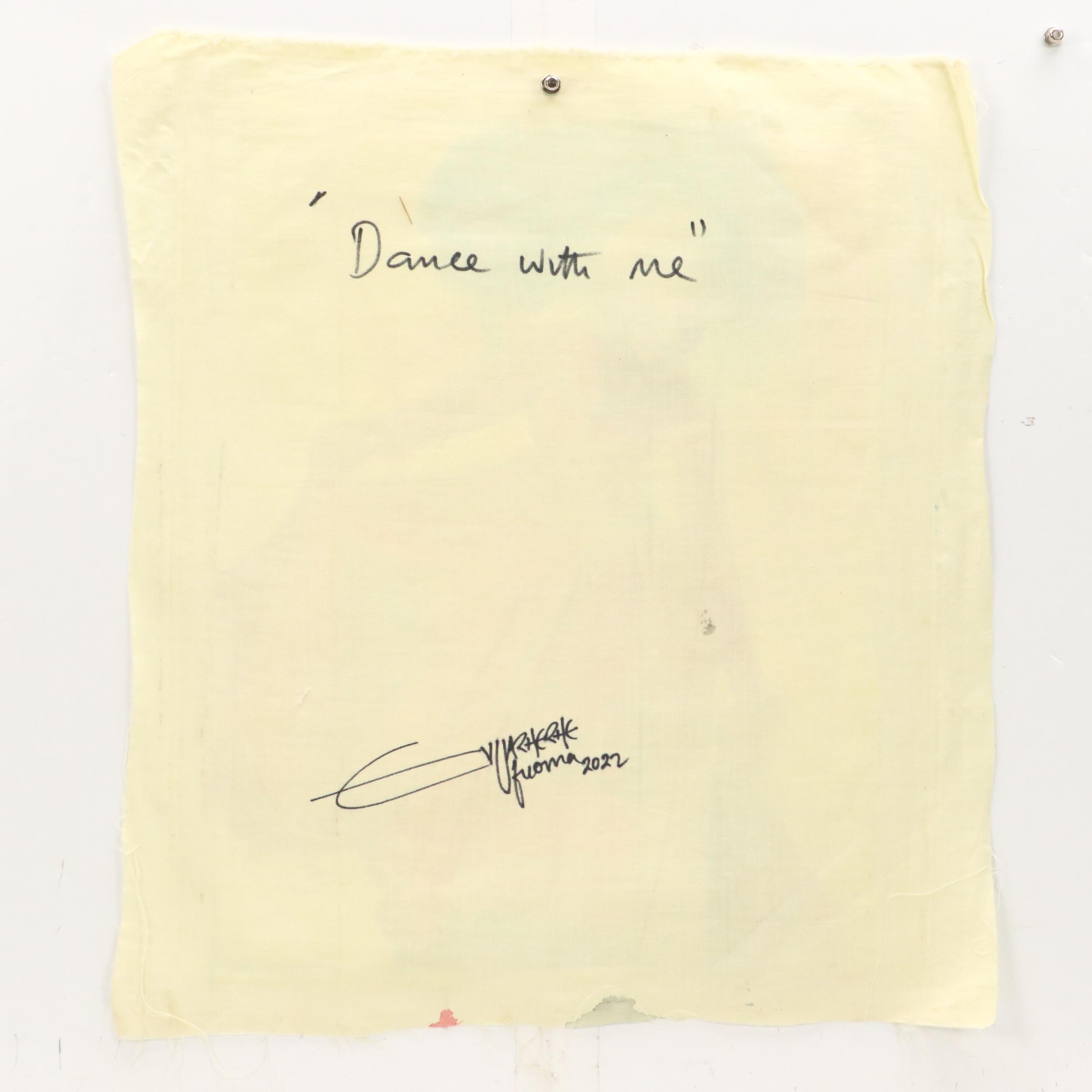 Evuarherhe Ufuoma Acrylic Painting "Dance with Me," 2022