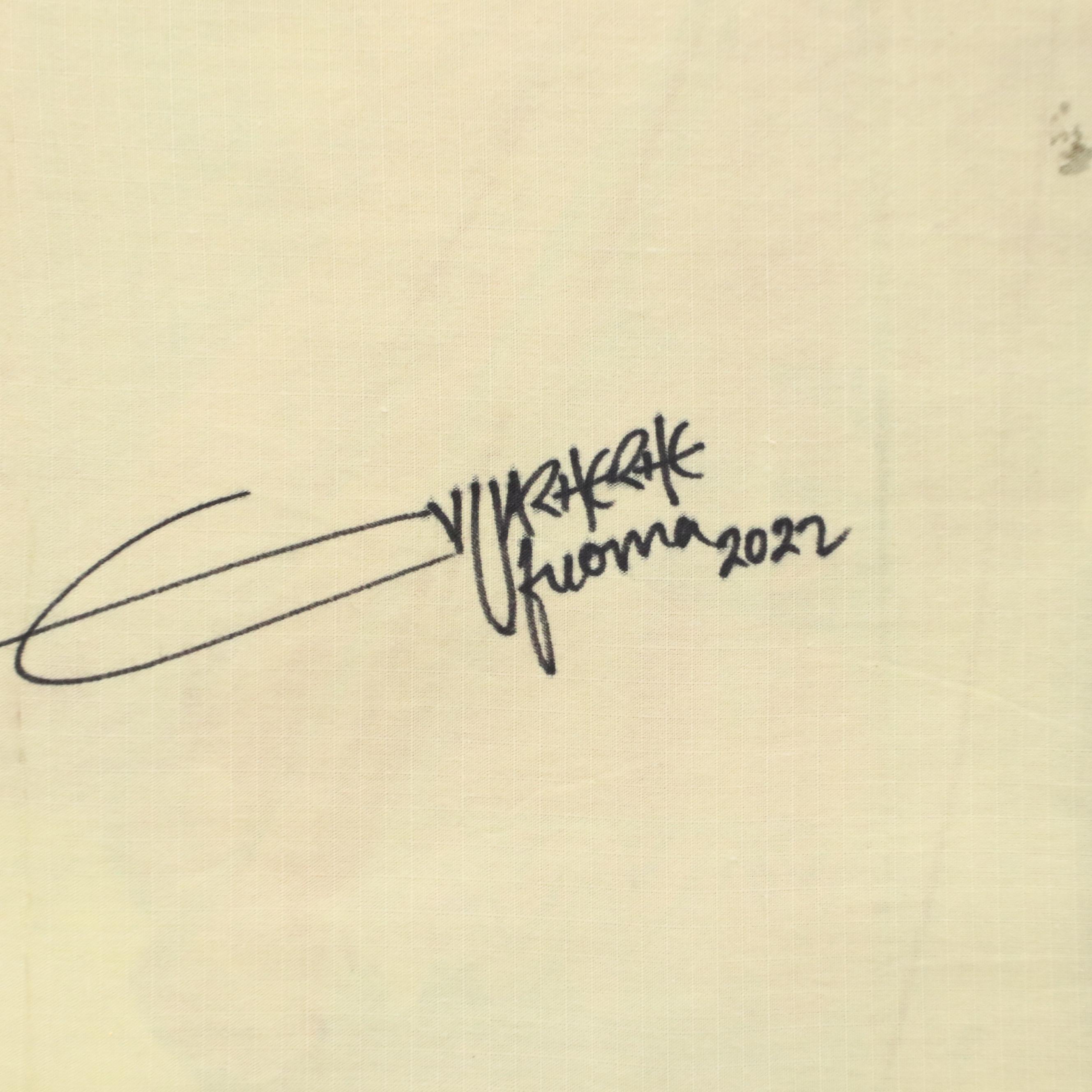 Evuarherhe Ufuoma Acrylic Painting "Dance with Me," 2022