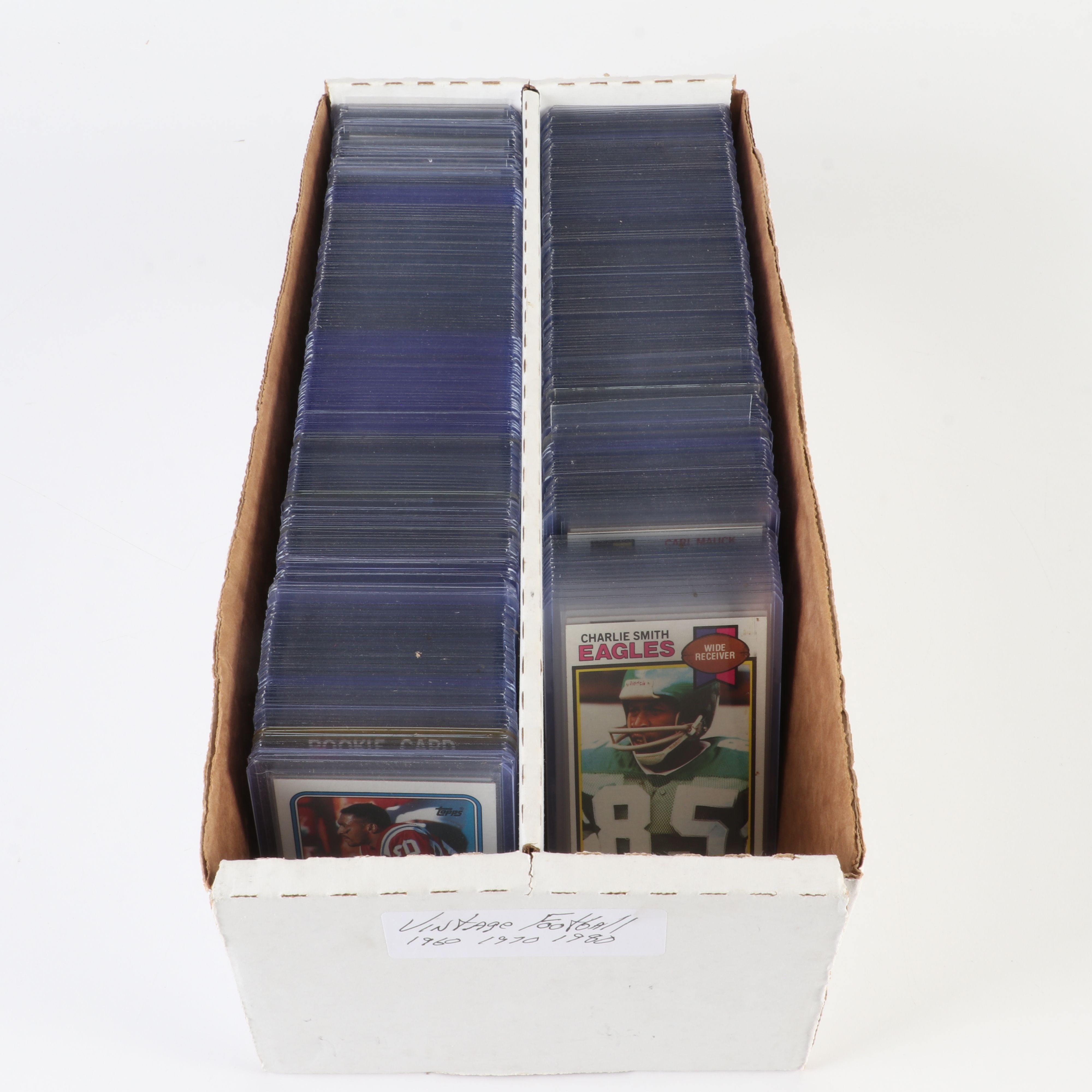 Topps Football Cards Featuring Bob Griese, Cris Carter, and More