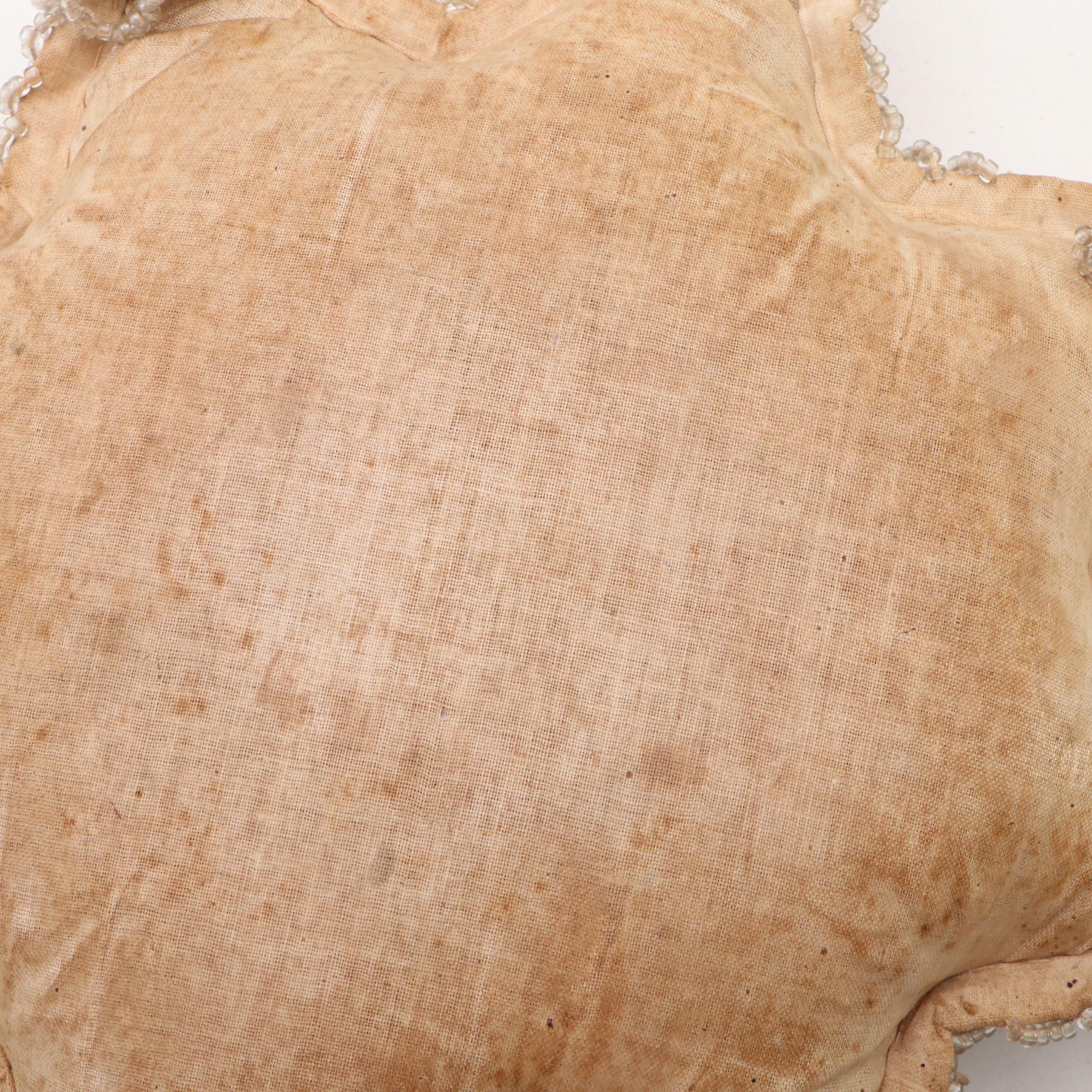 Handmade Native American Iroquois Beaded Bird Whimsy, 19th Century