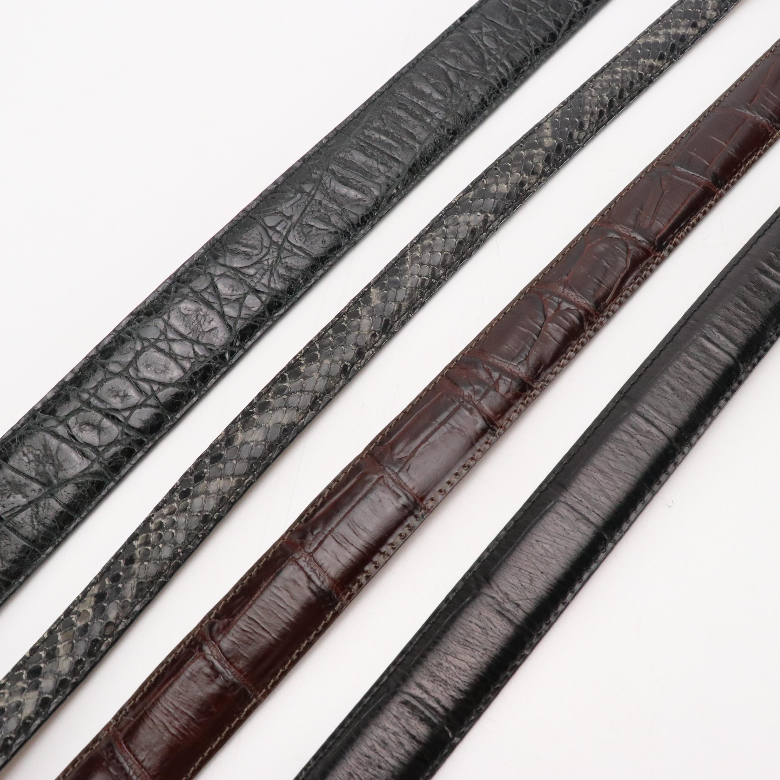 Brahmin Crossbody Bag, Wallet and Zip Pouch, Brighton Assorted Leather Belts