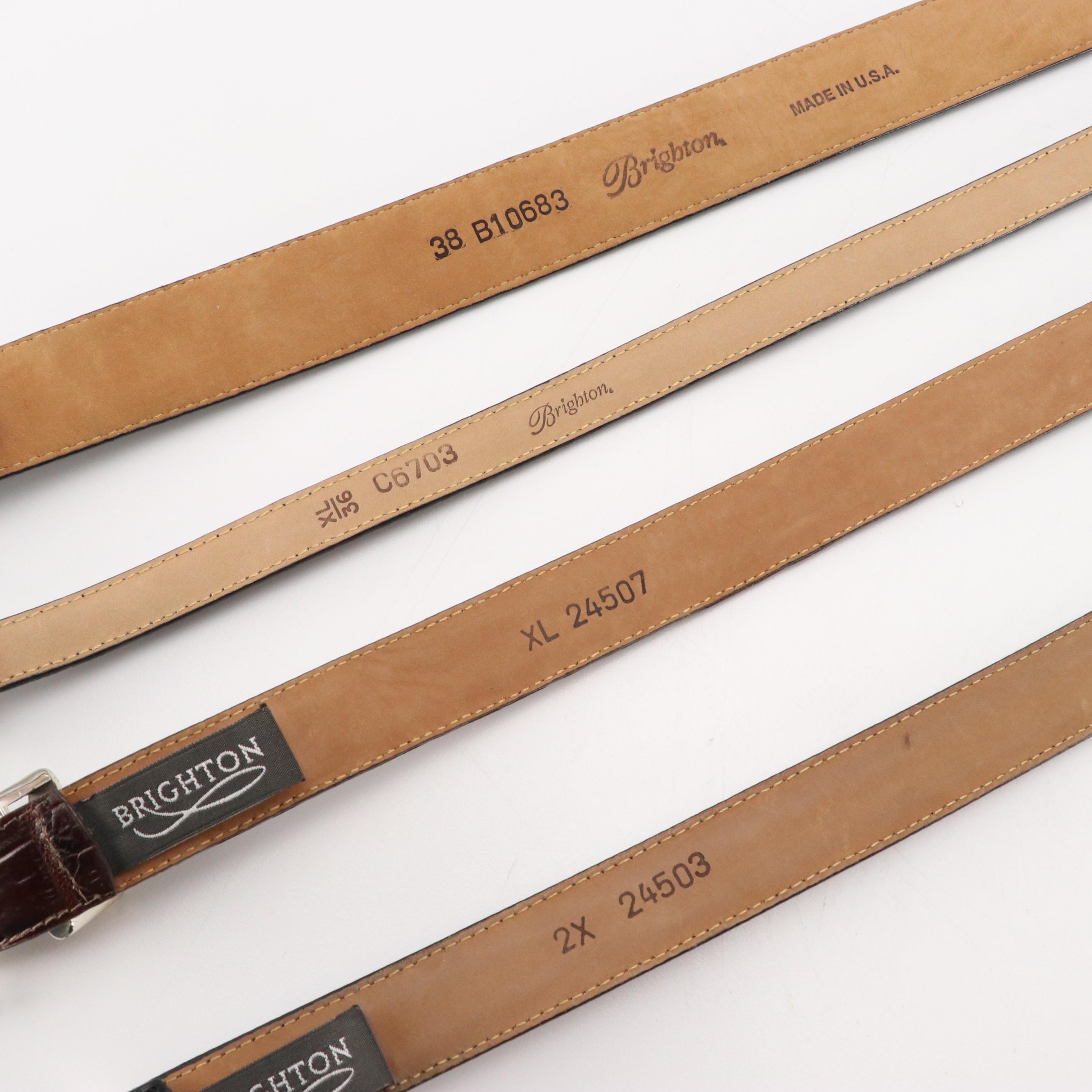 Brahmin Crossbody Bag, Wallet and Zip Pouch, Brighton Assorted Leather Belts