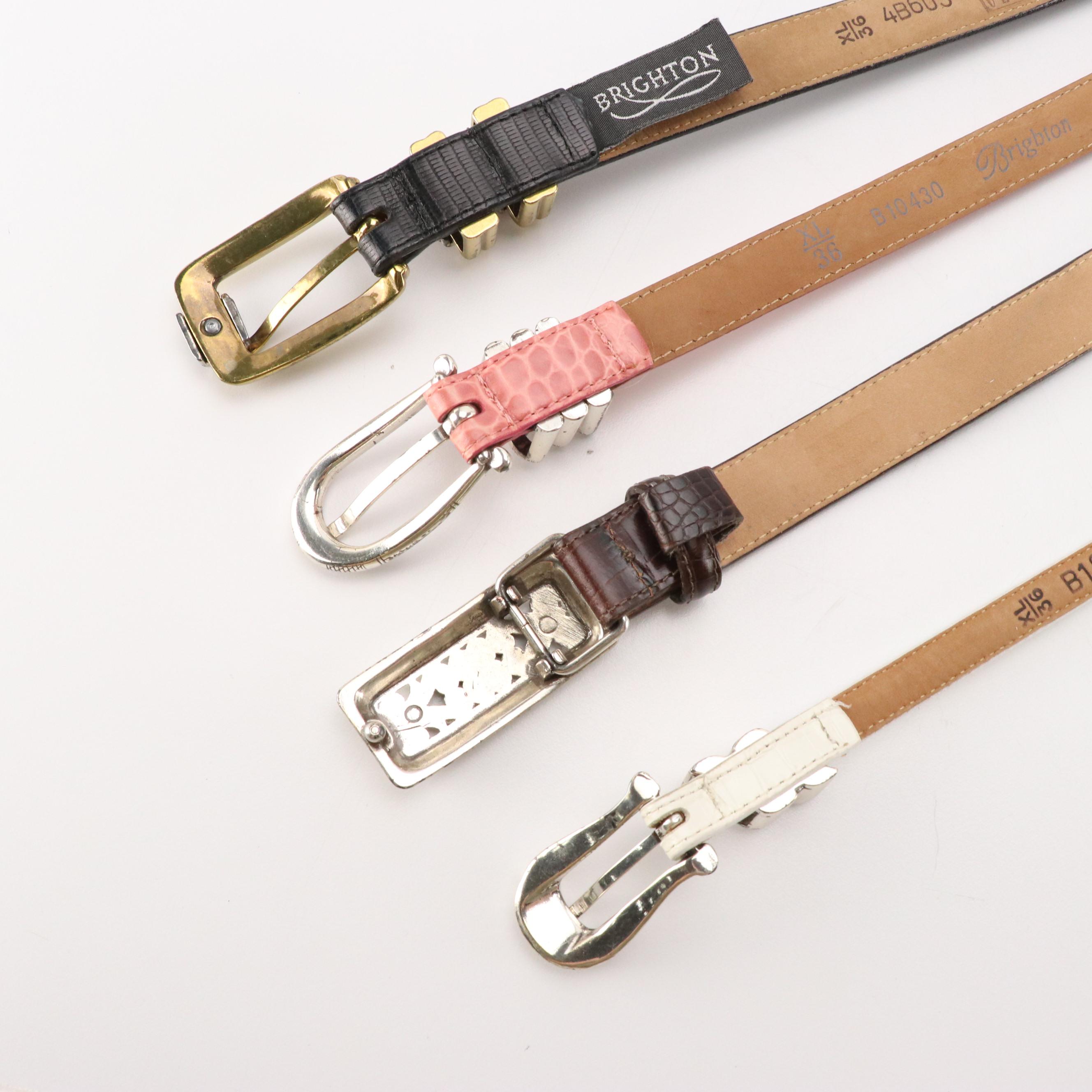 Brahmin Crossbody Bag, Wallet and Zip Pouch, Brighton Assorted Leather Belts