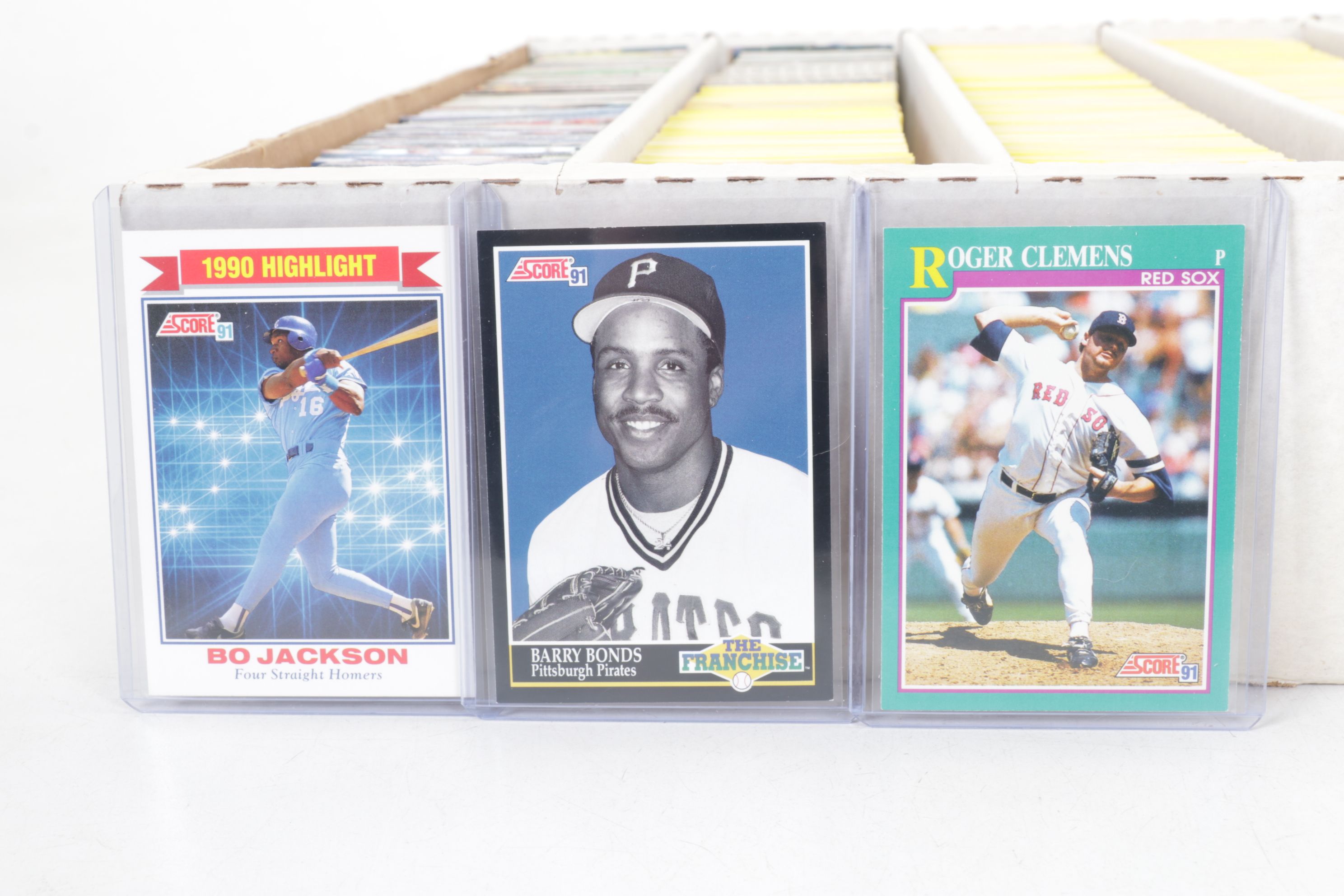 5,000 Assorted Topps, Score and Fleer Mint Condition Baseball Cards, 1989-1997