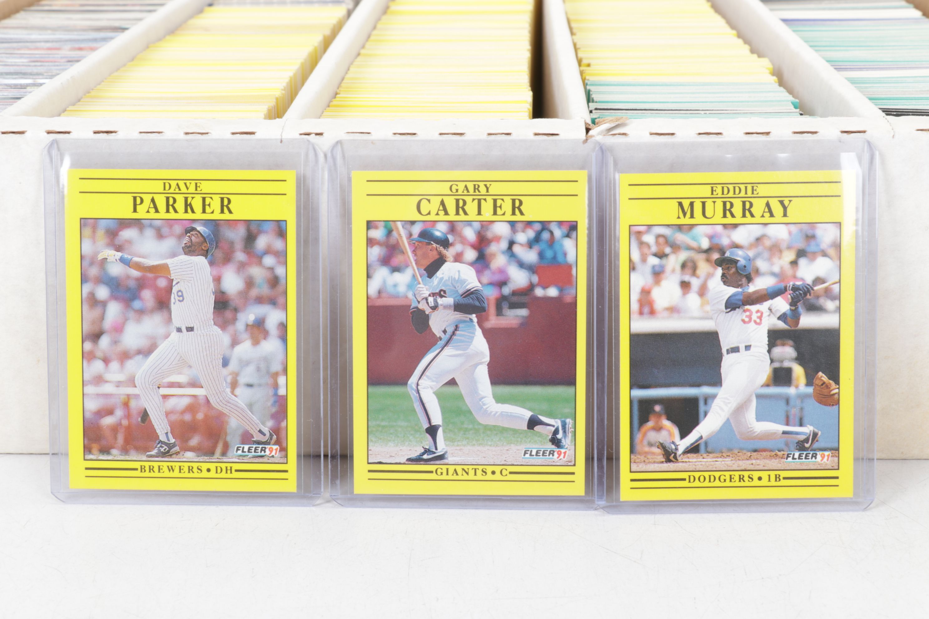 5,000 Assorted Topps, Score and Fleer Mint Condition Baseball Cards, 1989-1997