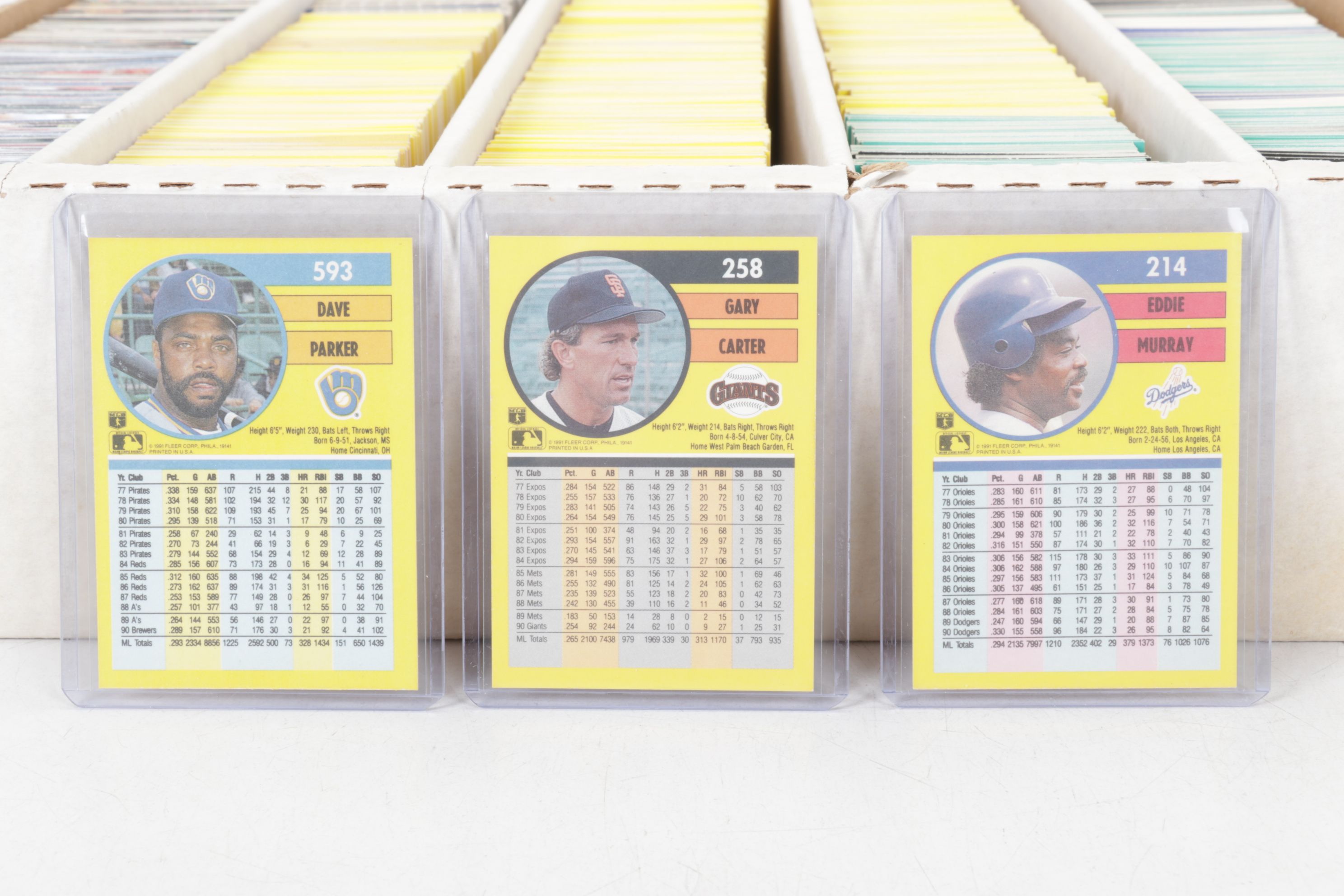 5,000 Assorted Topps, Score and Fleer Mint Condition Baseball Cards, 1989-1997