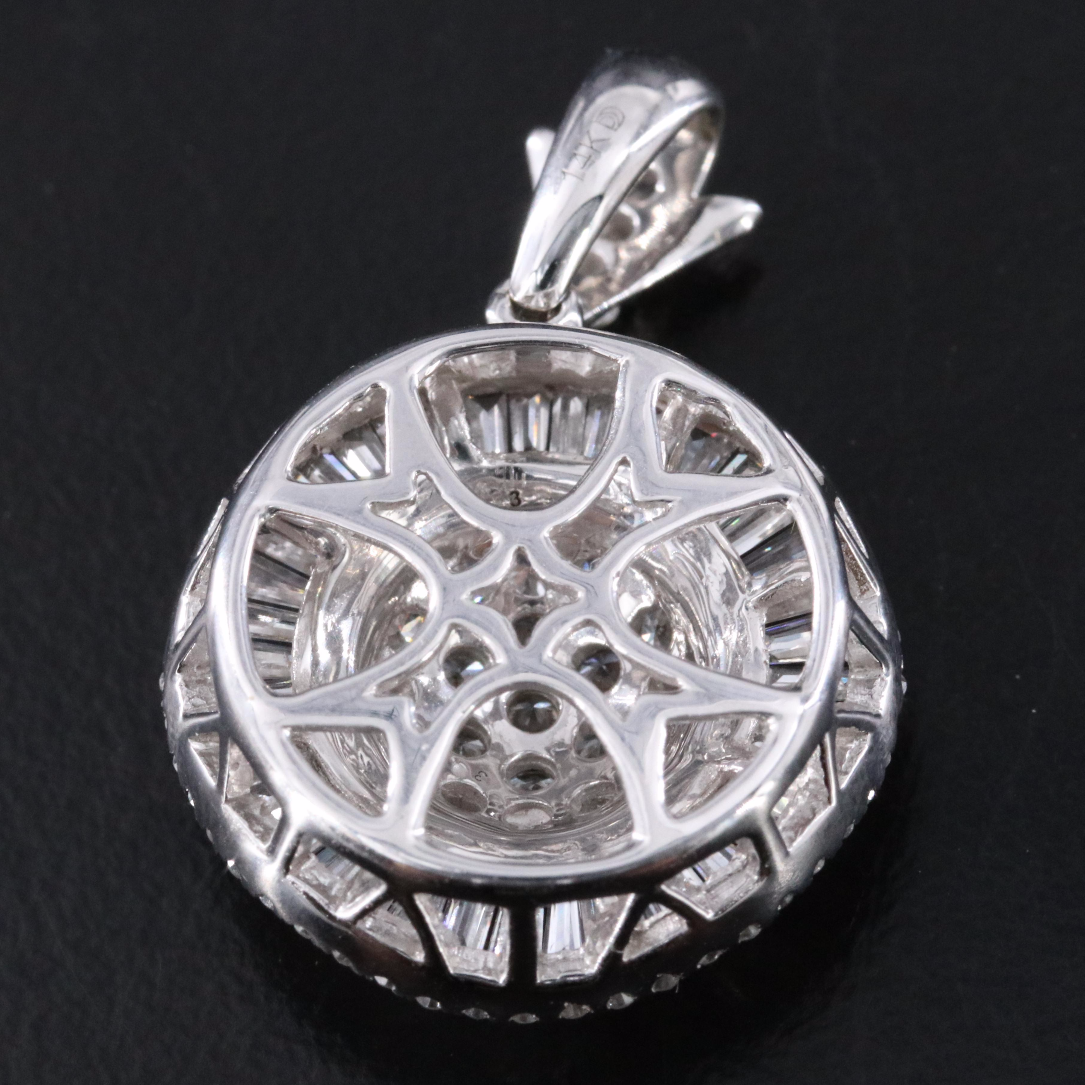 14K 3.06 CTW Diamond Ballerina Pendant