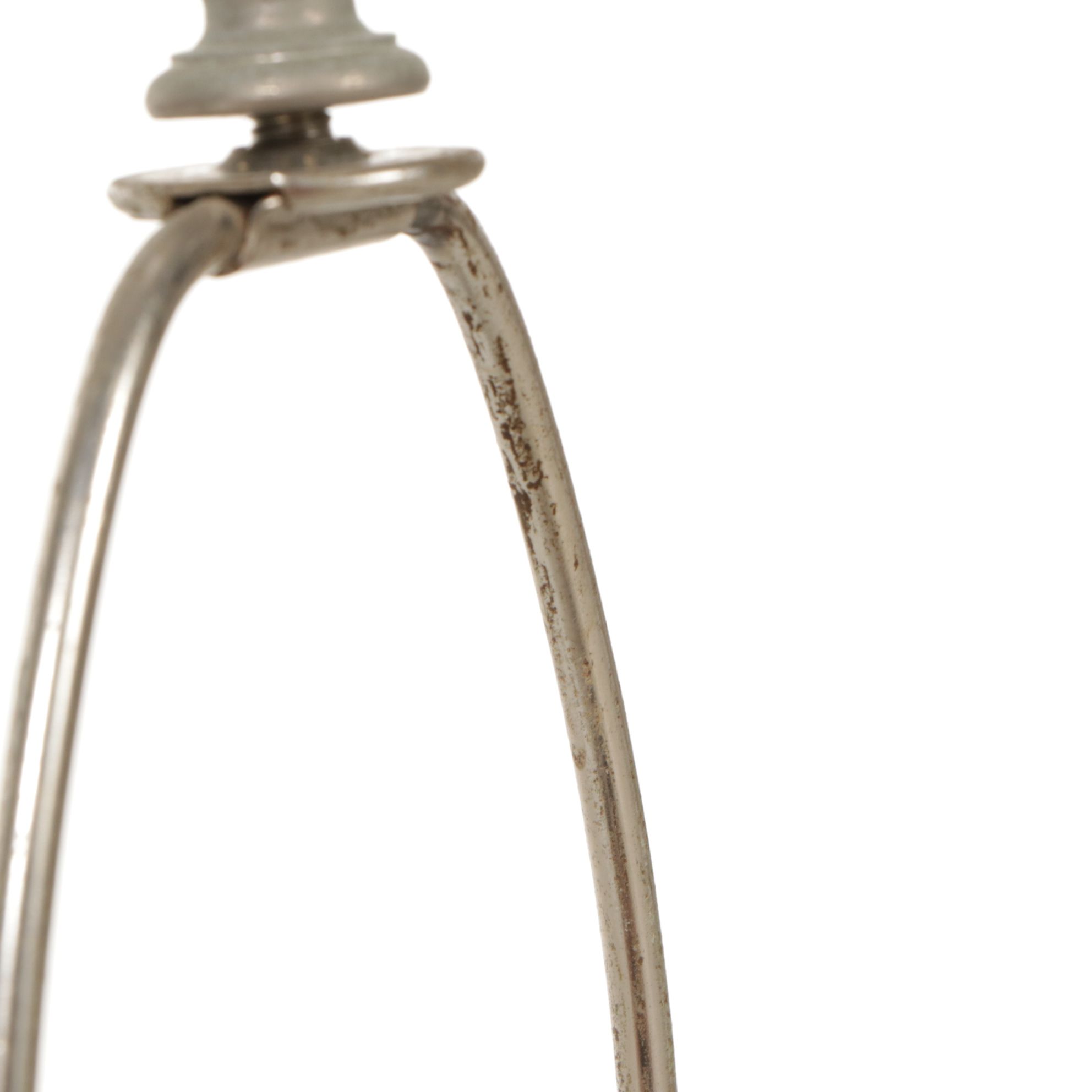 Mid Century Modern Black Pottery Table Lamp, Mid-20th Century