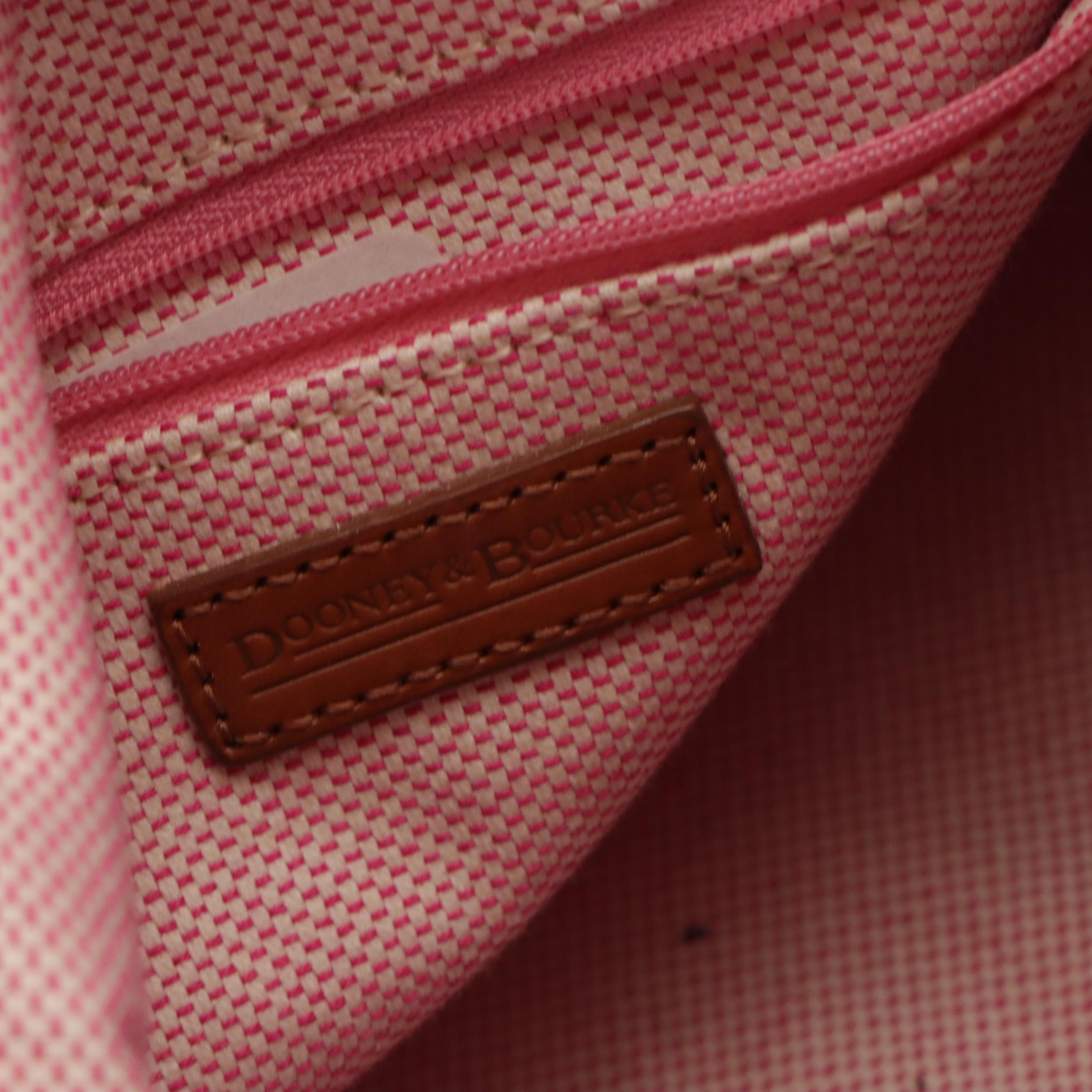 Brahmin "Teresa" Pecan Woven Leather Shoulder Bag, Dooney & Bourke Slouch Bag