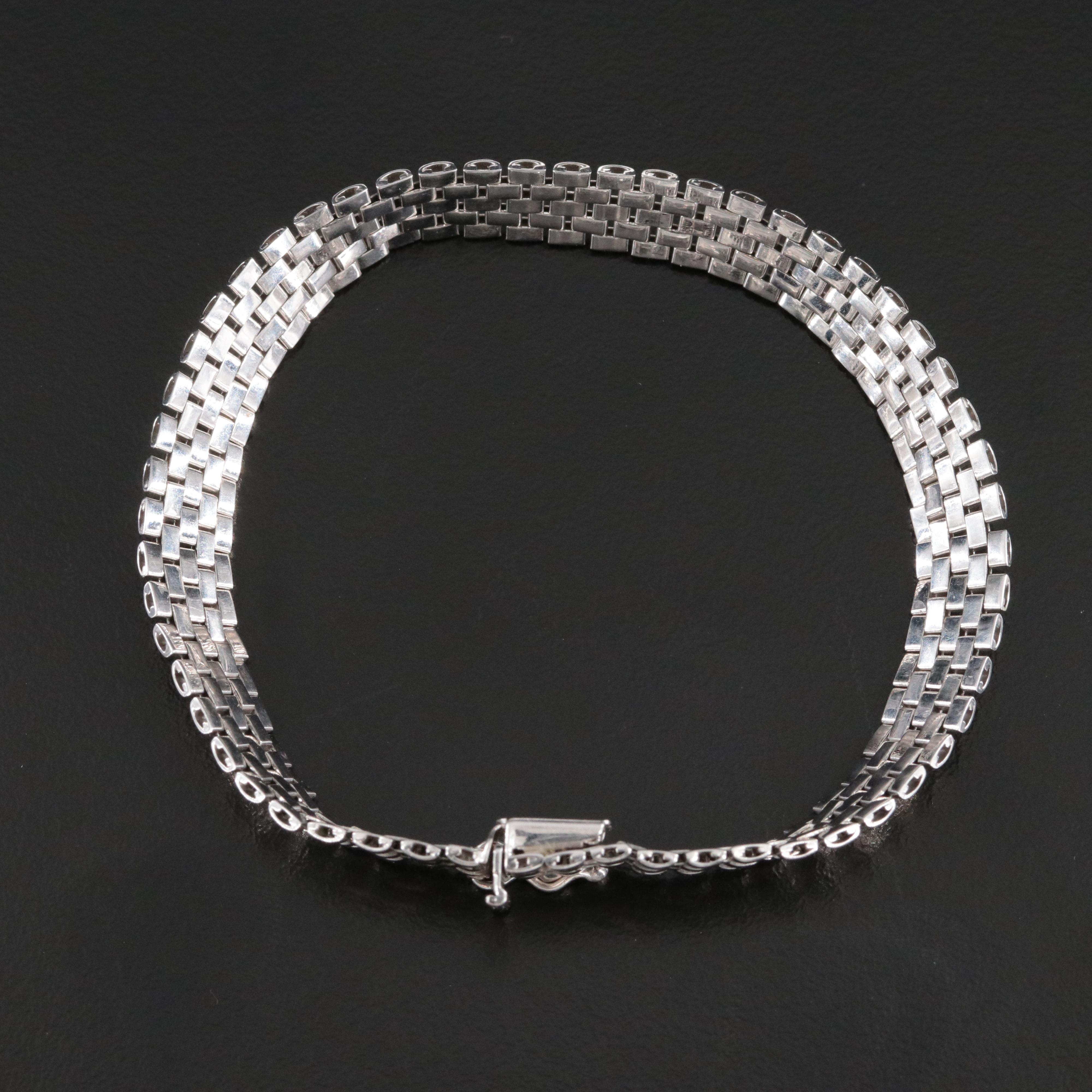 Italian 14K Panther Chain Bracelet