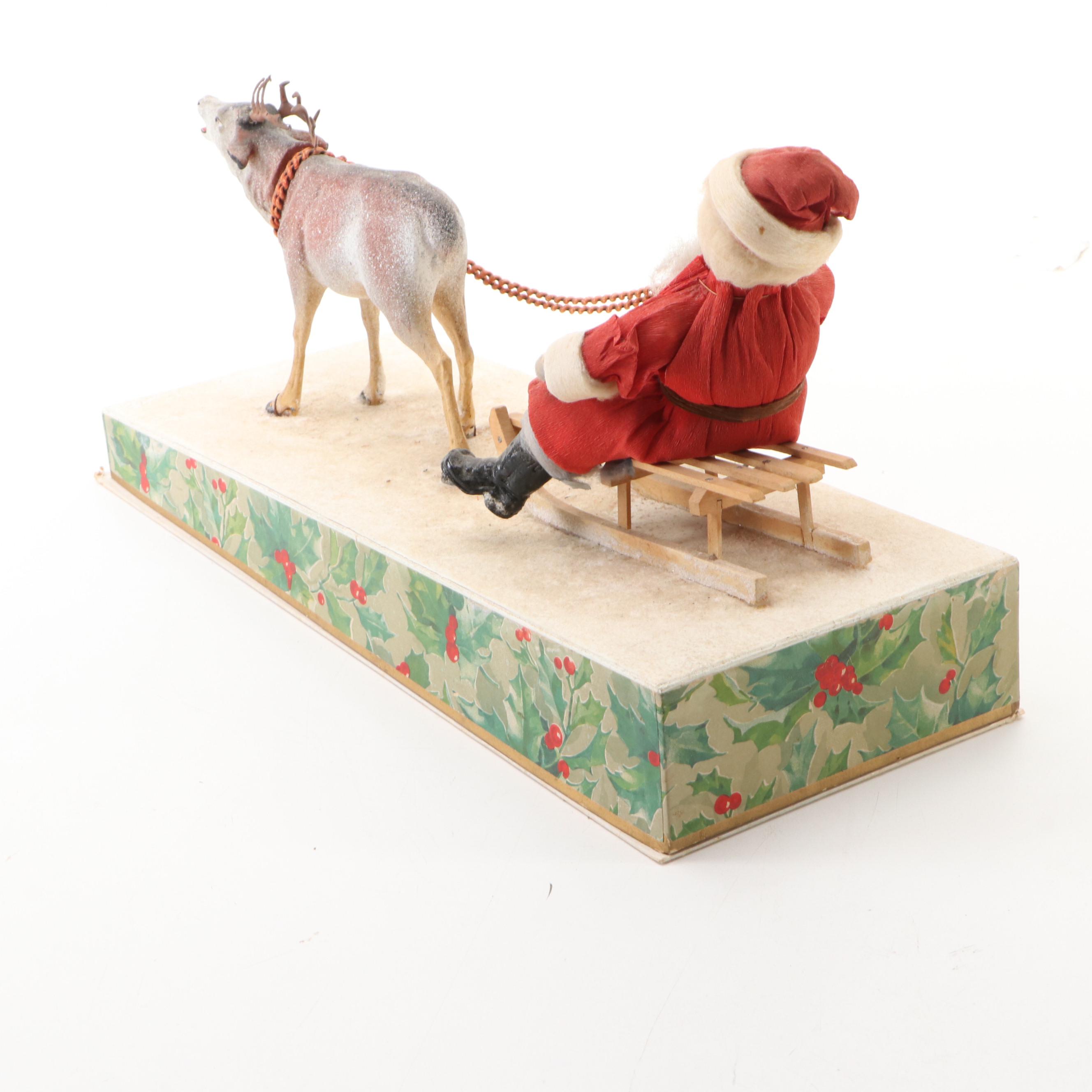 German Santa Claus Candy Box