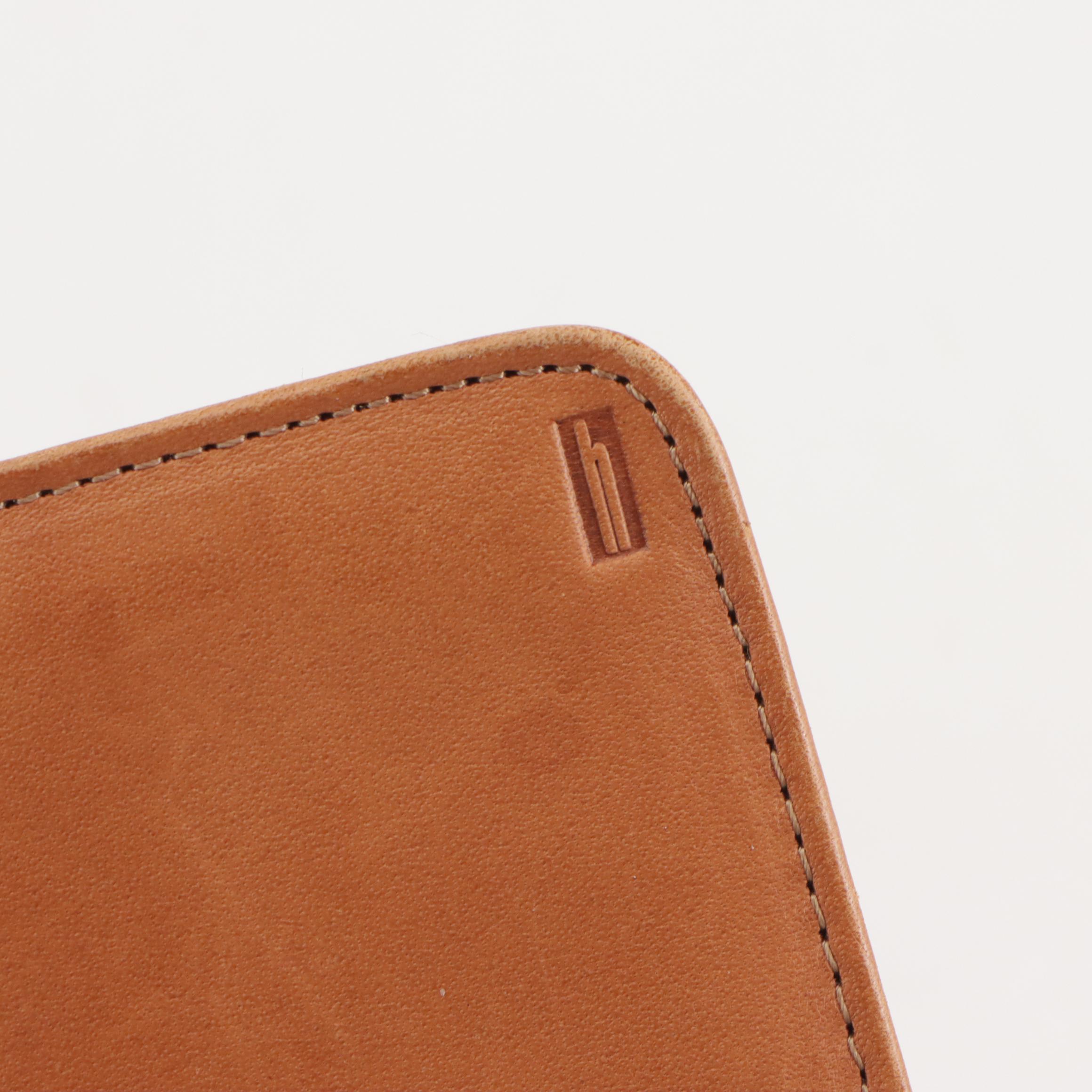 Bosca Correspondent and Hartmann Million Miler Leather Travel Organizers