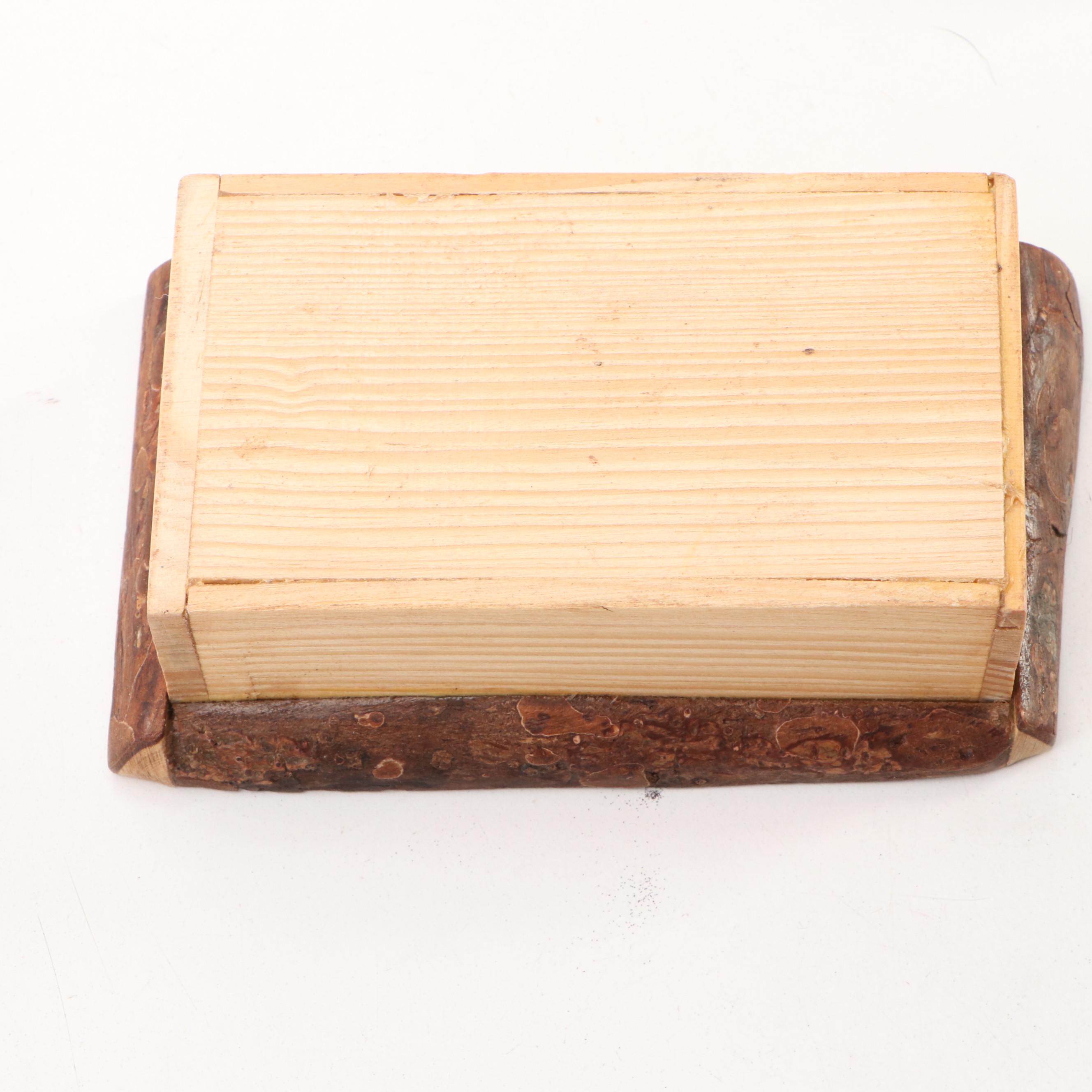 Robert Beaven Wood Boxes with Ancestral Puebloan Potsherds