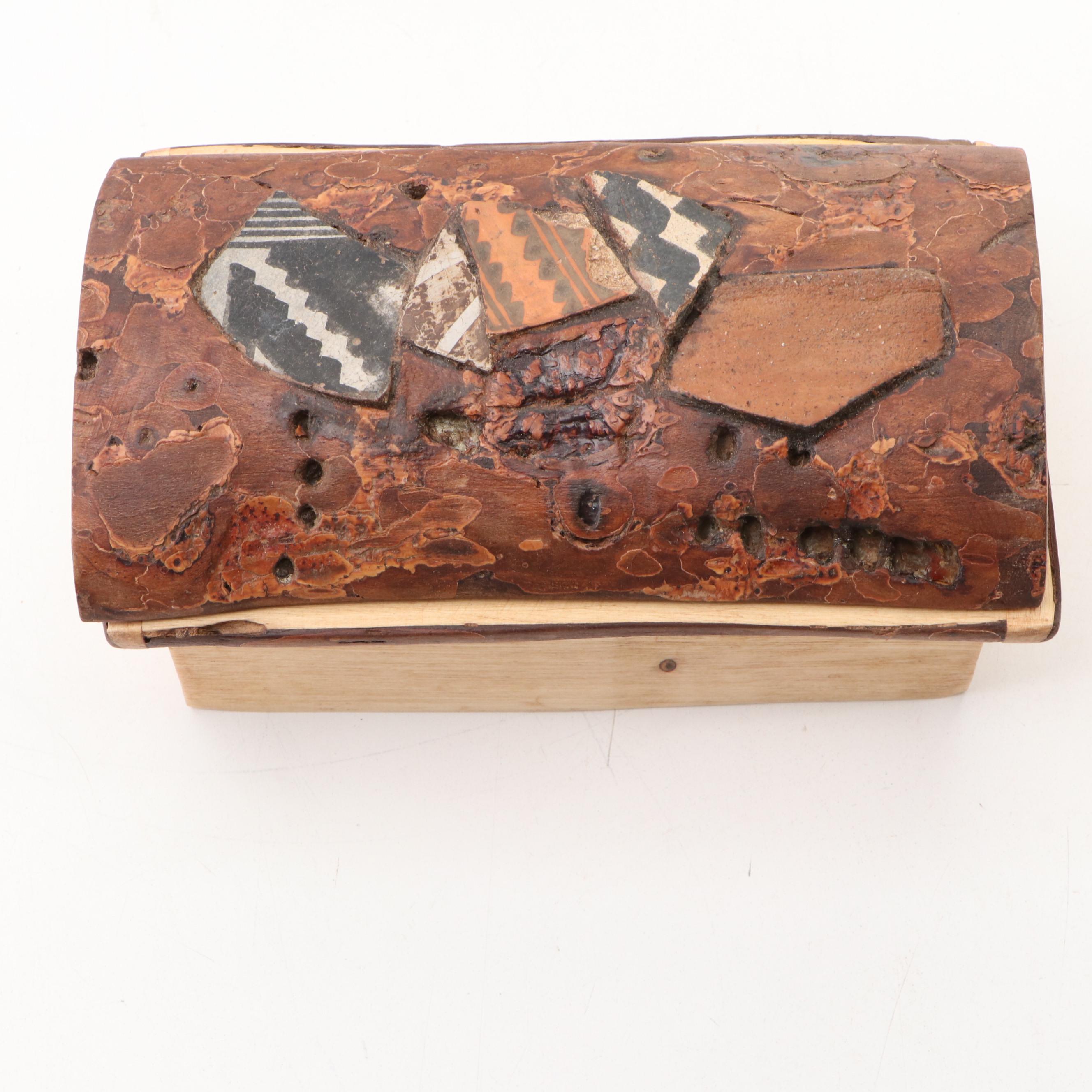 Robert Beaven Wood Boxes with Ancestral Puebloan Potsherds