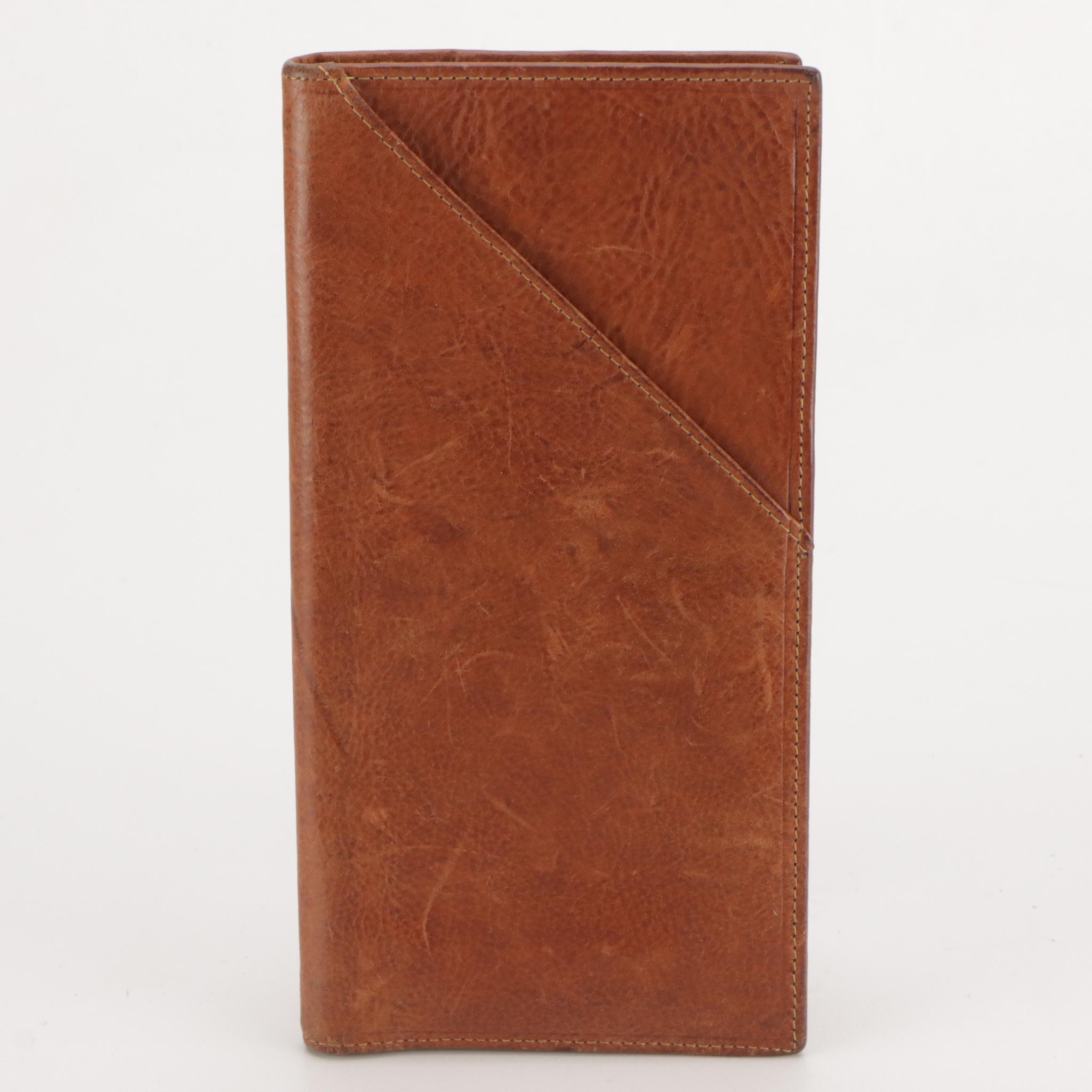 Bosca Correspondent and Hartmann Million Miler Leather Travel Organizers