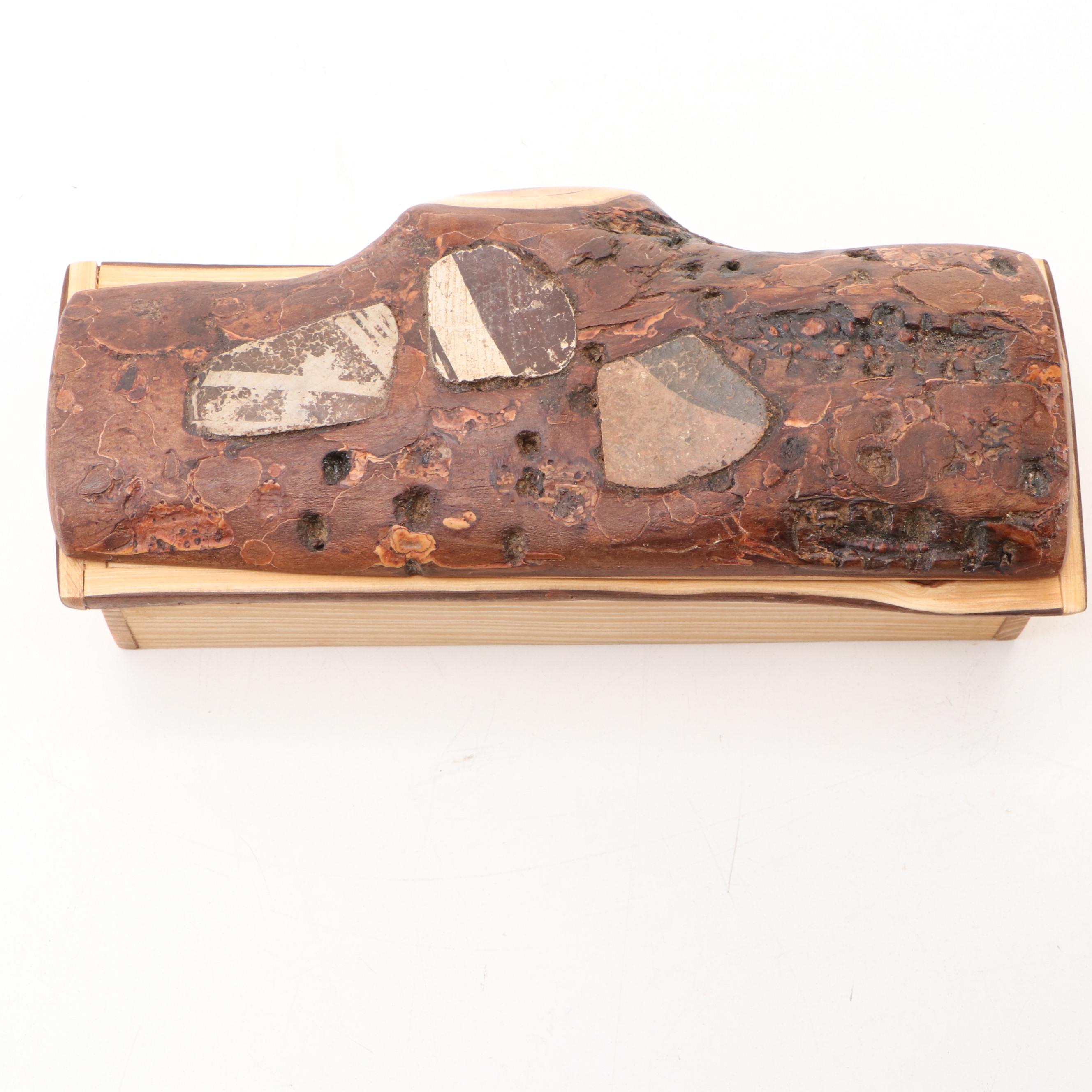 Robert Beaven Wood Boxes with Ancestral Puebloan Potsherds