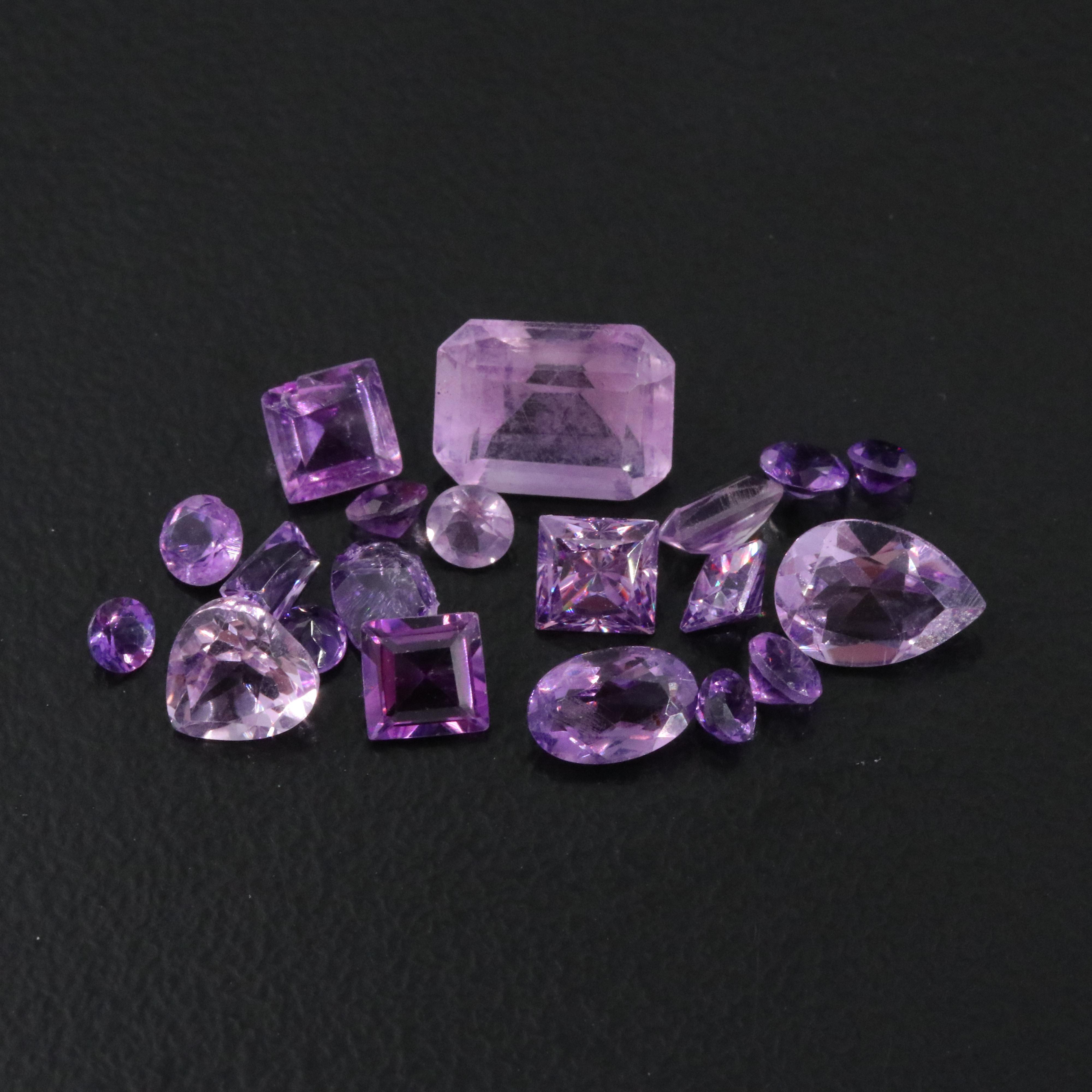 Loose 5.54 CTW Amethyst Lot