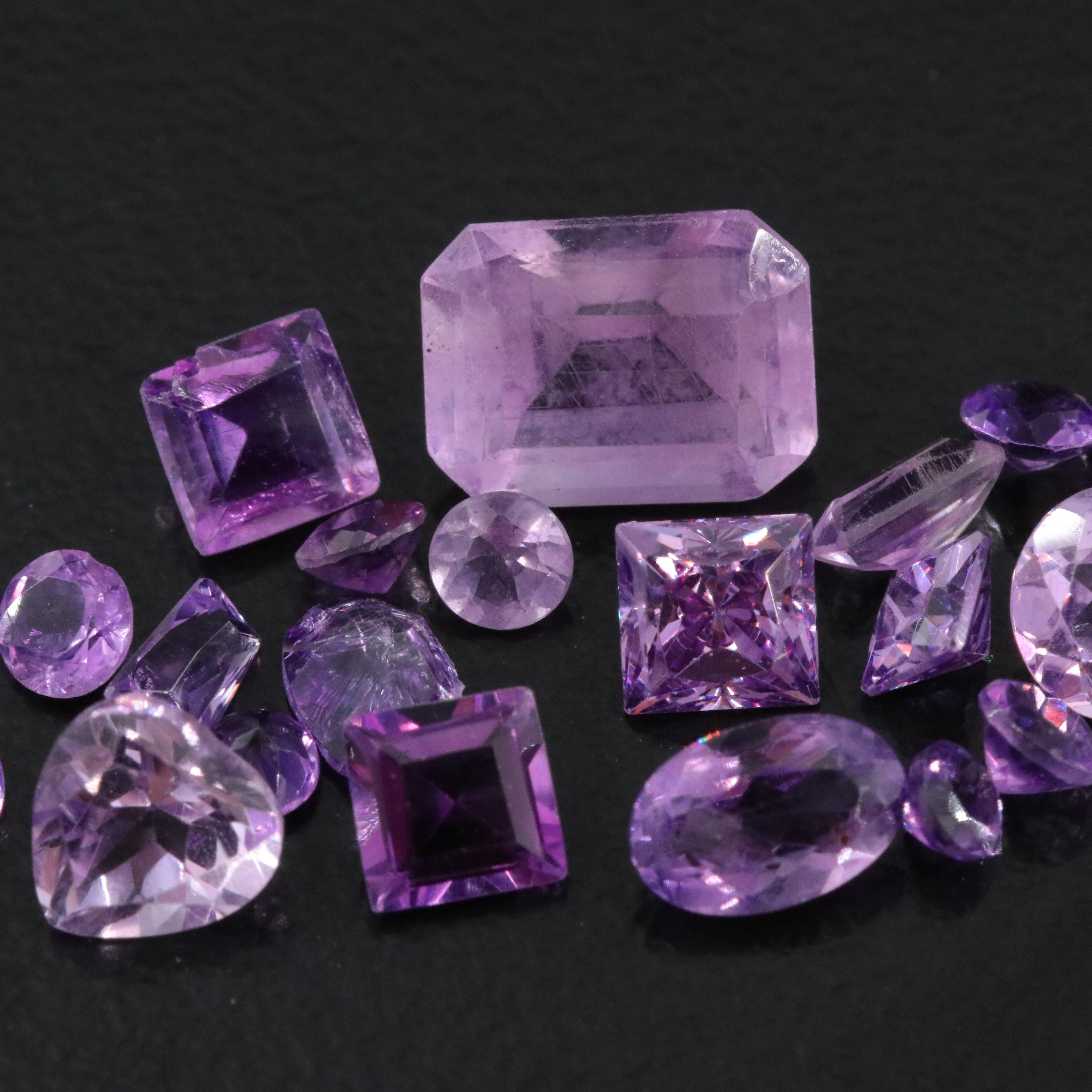 Loose 5.54 CTW Amethyst Lot
