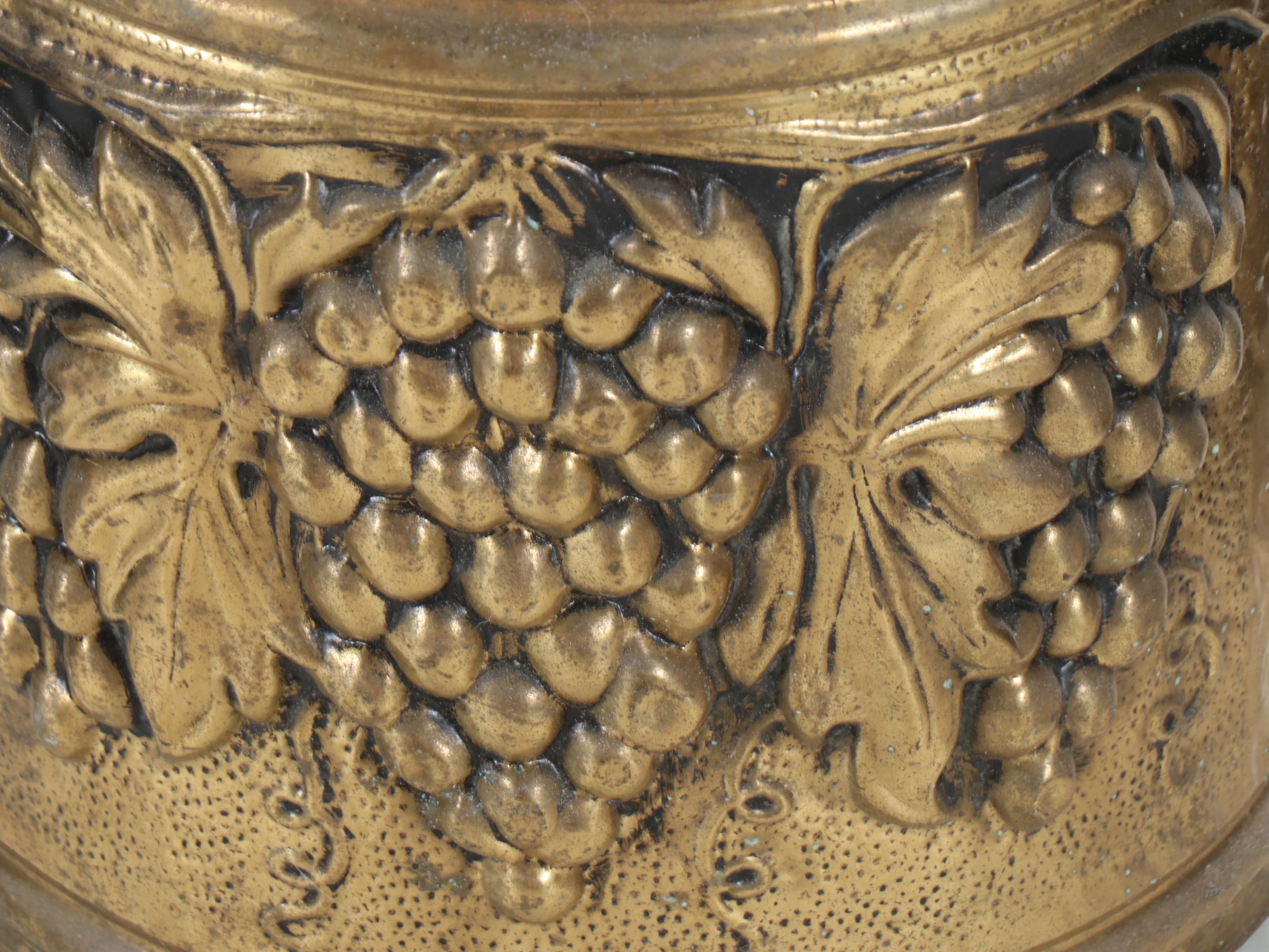 Concrete Pedestal Planters with Buckets and Other Outdoor Décor