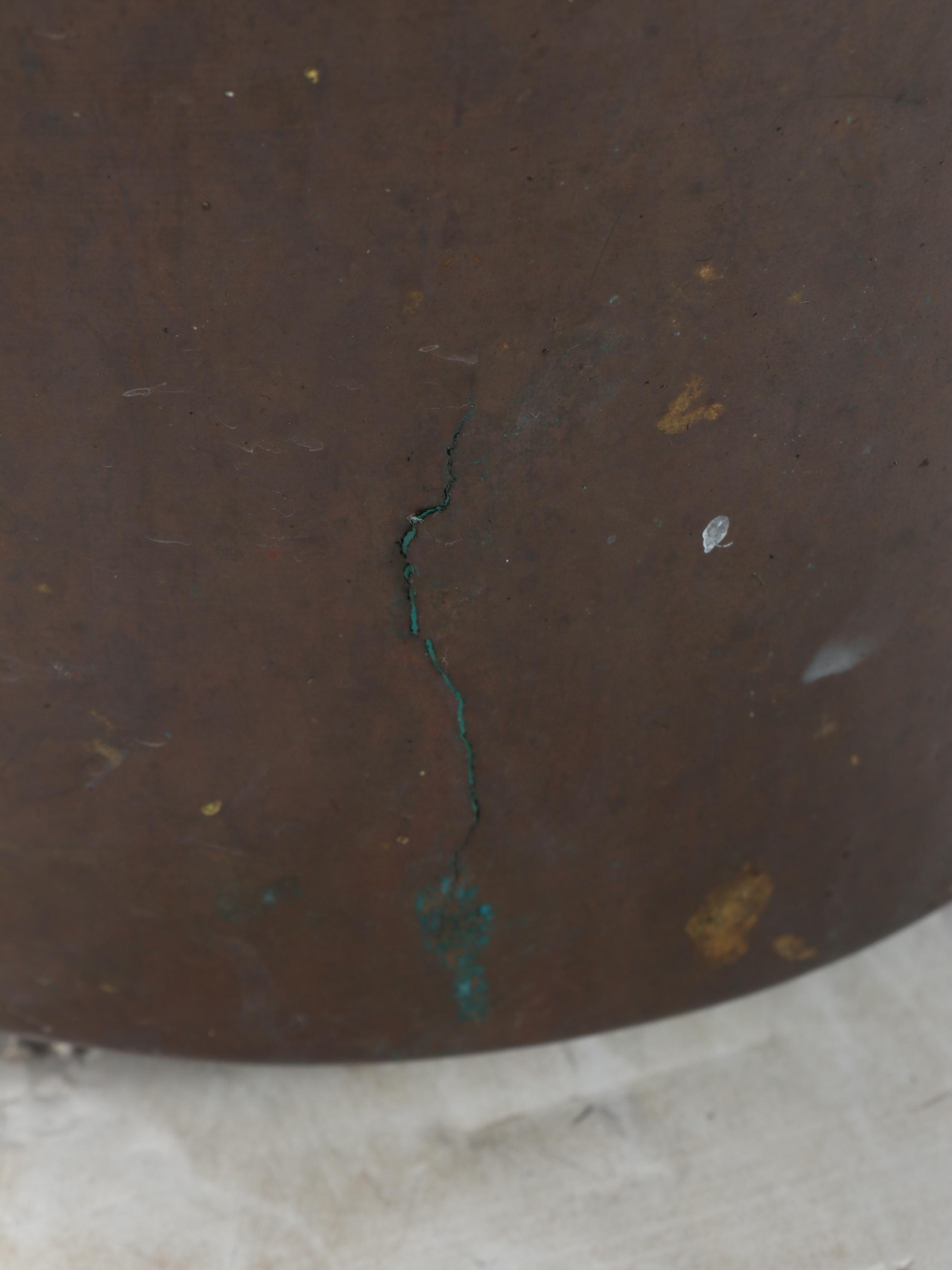 Concrete Pedestal Planters with Buckets and Other Outdoor Décor