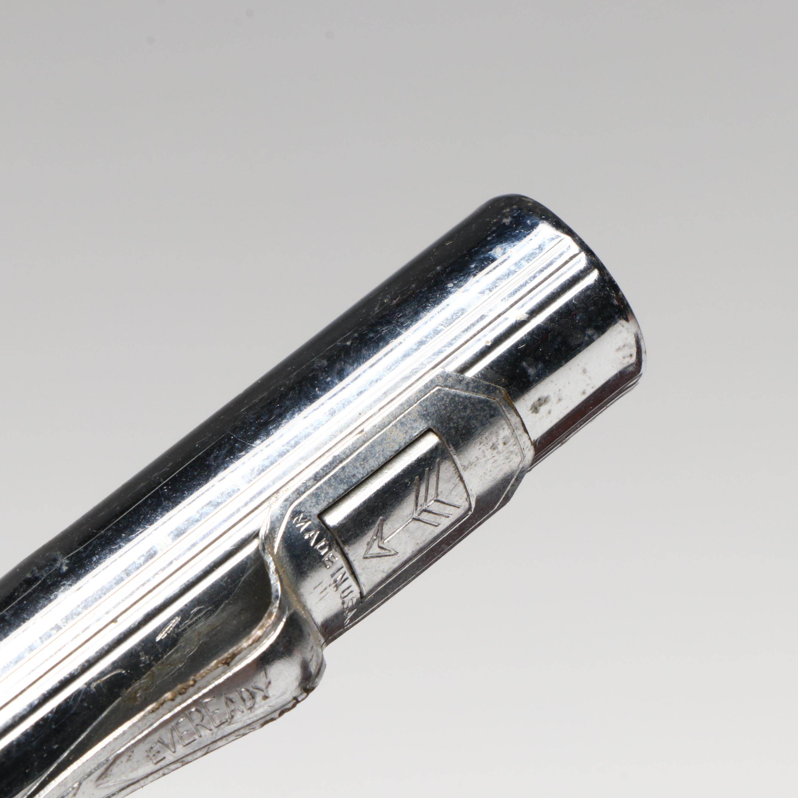 Brass and Carved Wood Set of Steak Knives with Pocketknives and More