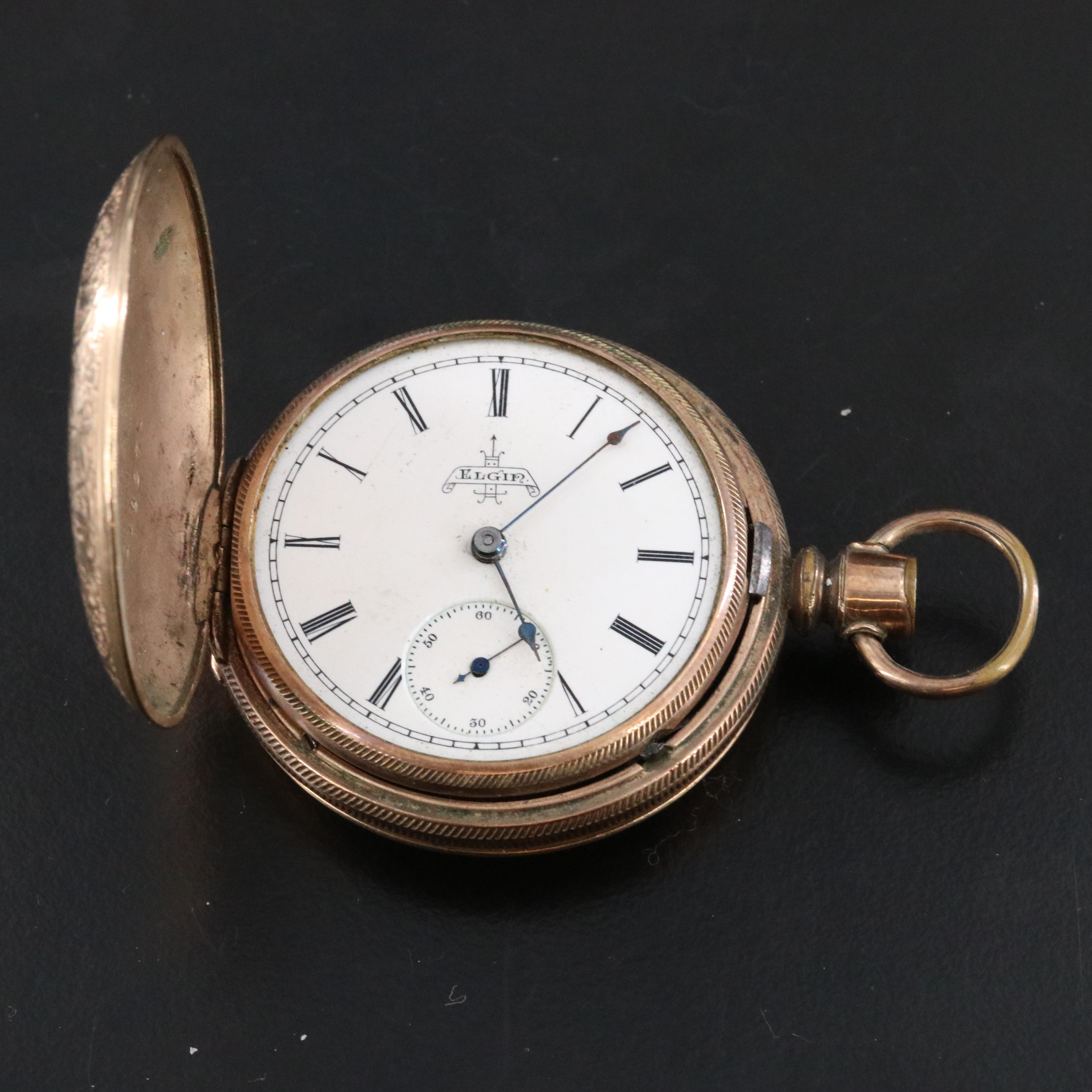 1890 Elgin Gold-Filled Pocket Watch