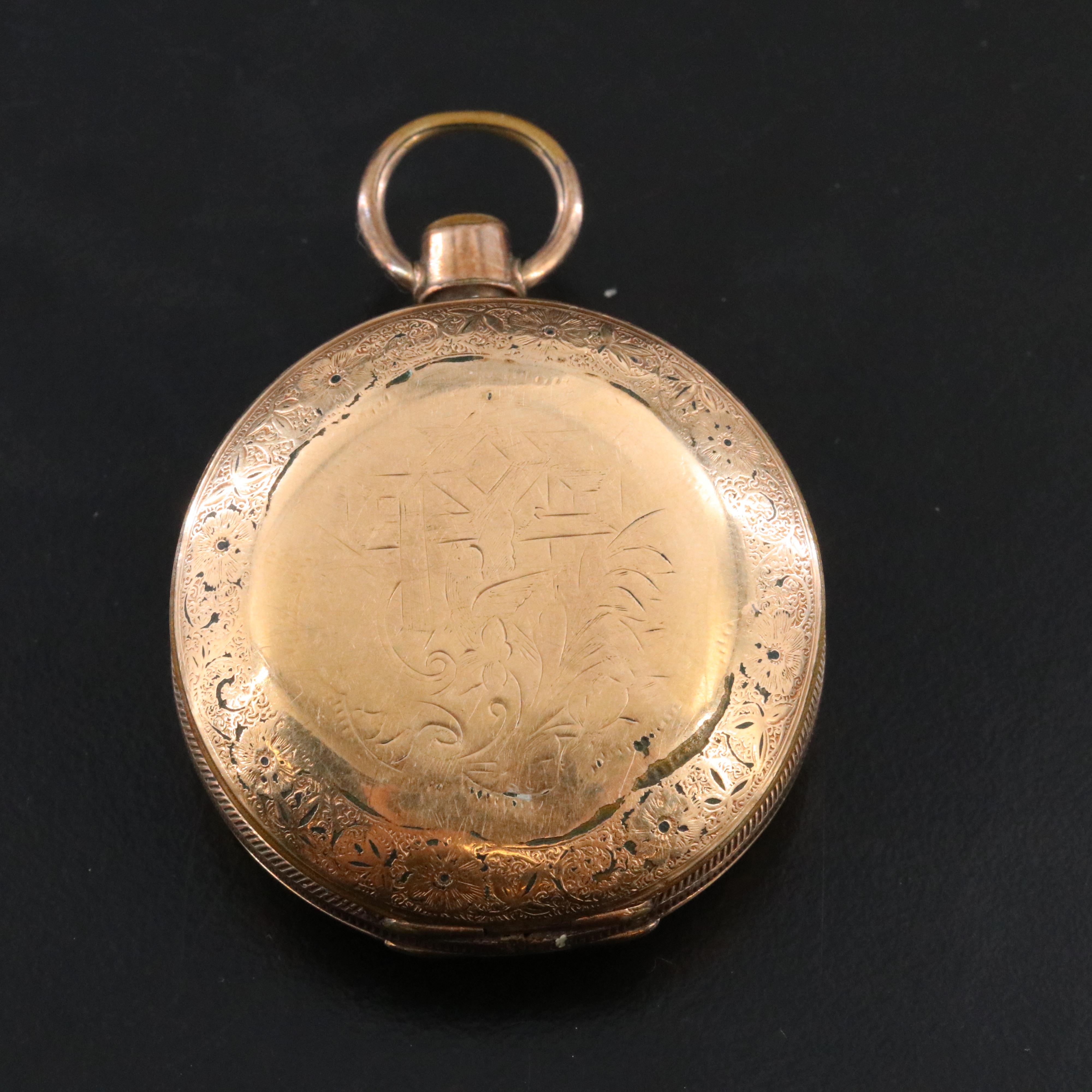 1890 Elgin Gold-Filled Pocket Watch