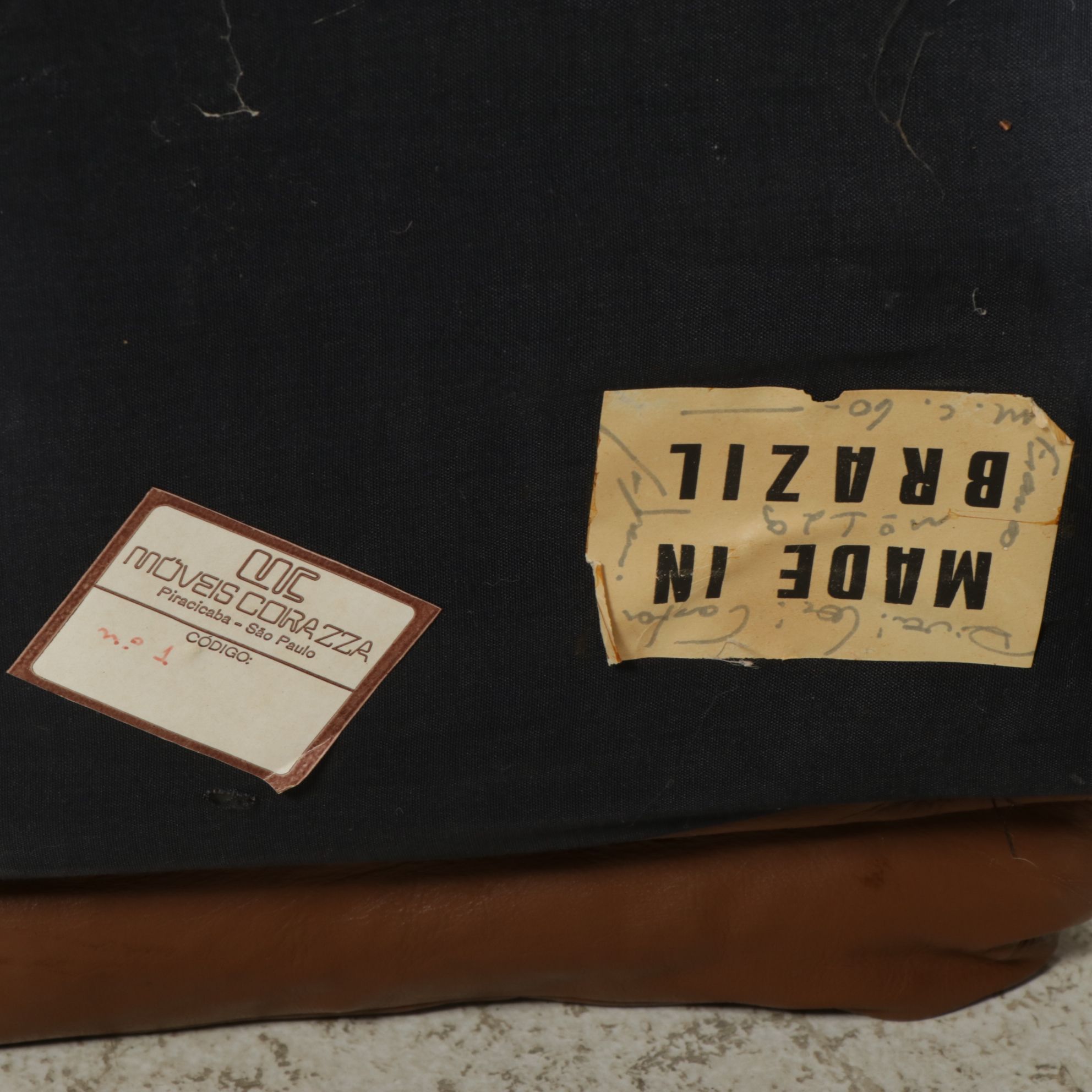 Moveis Corazza Mid Century Modern Brazilian Rosewood and Leather Lounge Chair