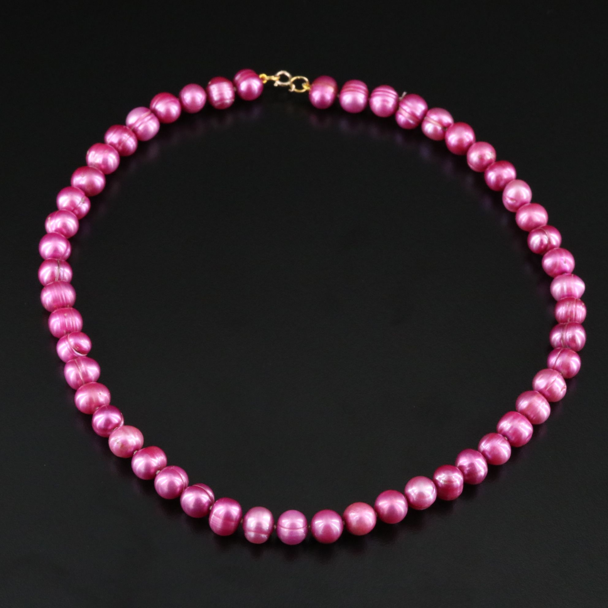 Pearl Necklace with 14K Clasp