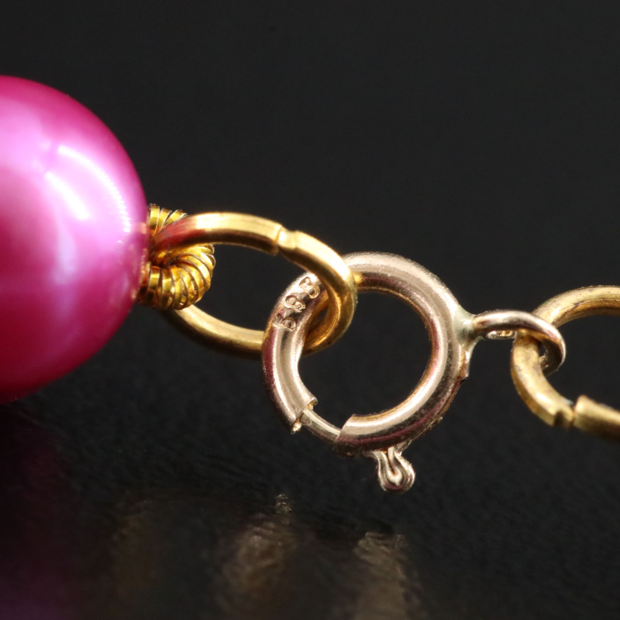 Pearl Necklace with 14K Clasp