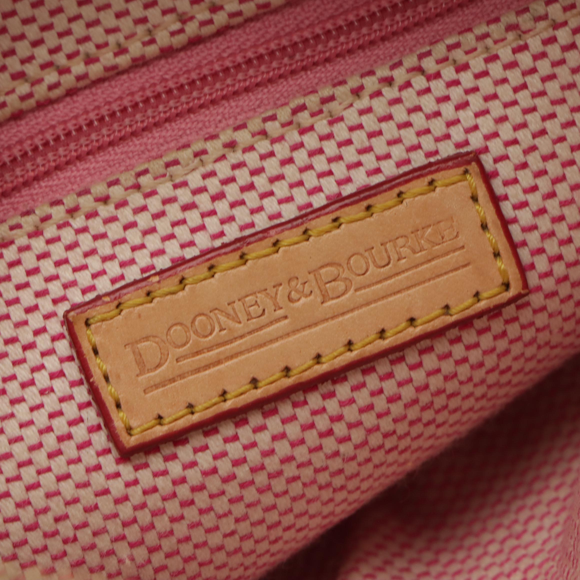 Dooney & Bourke Wristlet and Crossbody Bags in Logo/Striped Coated Canvas