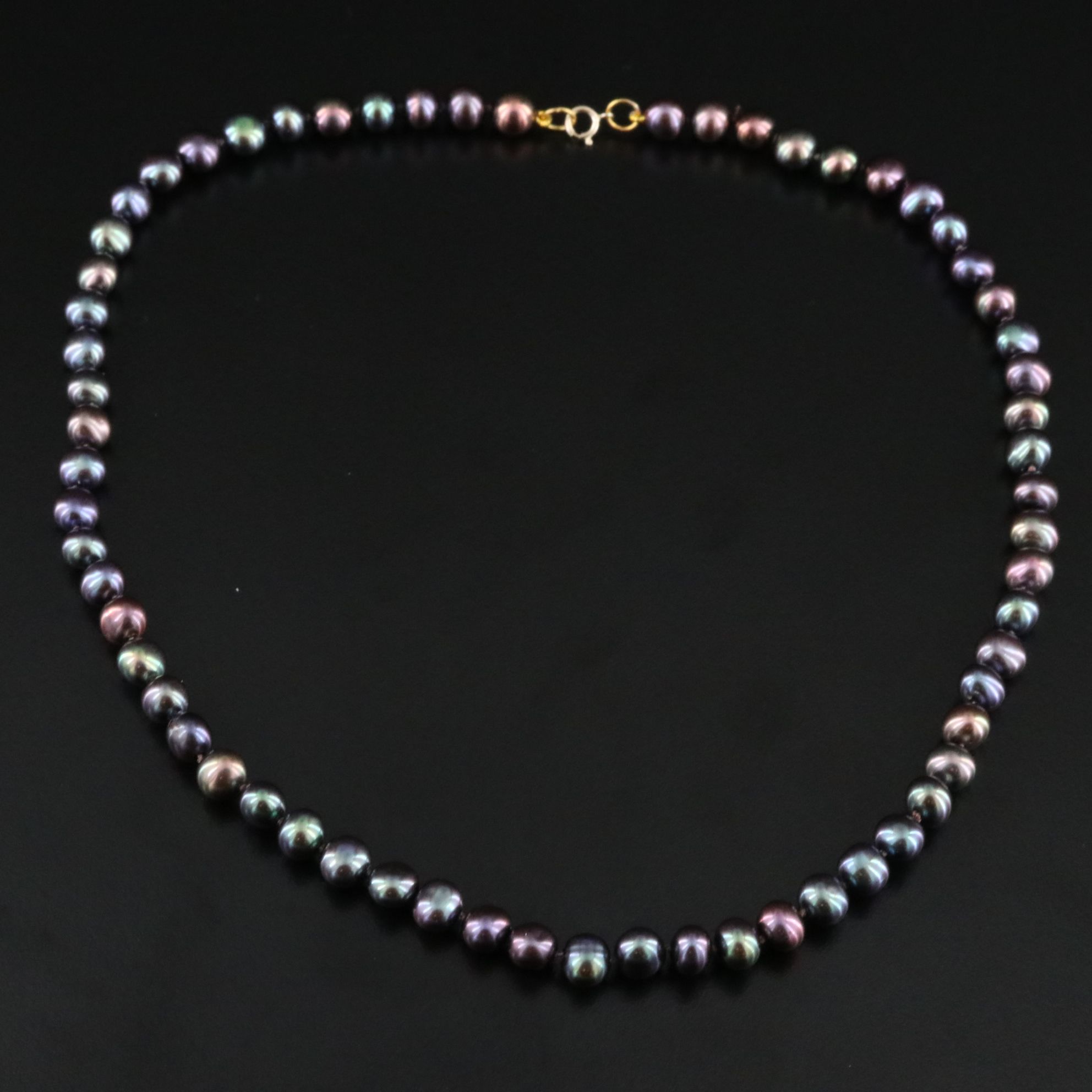 Pearl Necklace with 14K Clasp