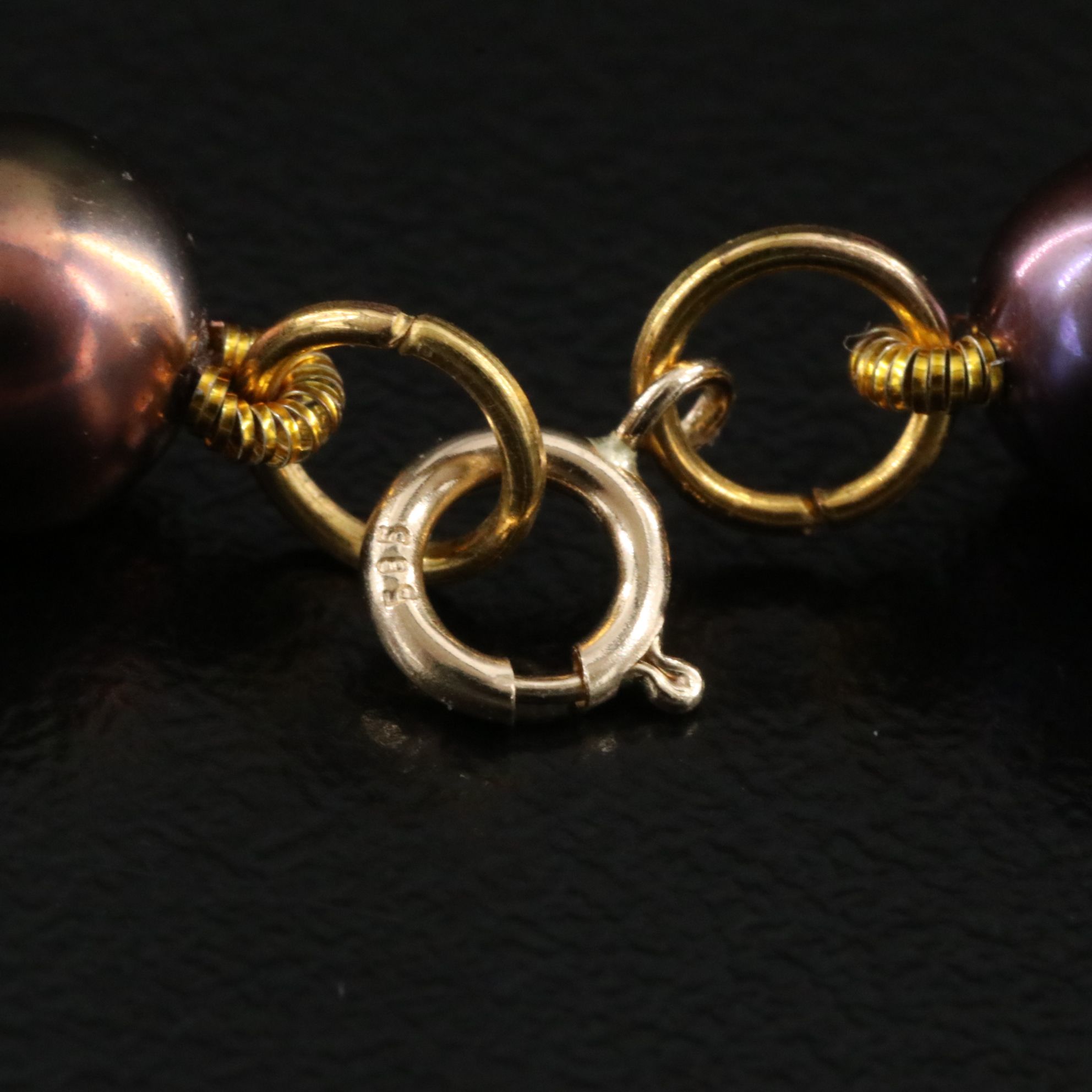 Pearl Necklace with 14K Clasp