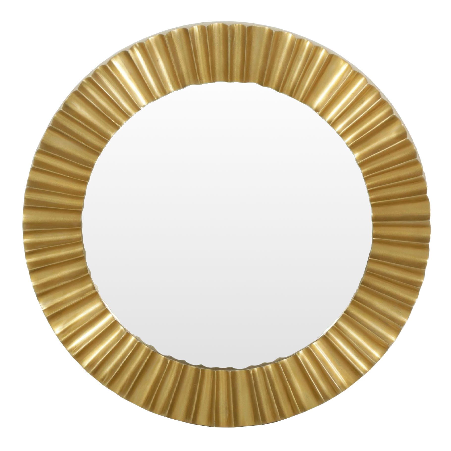 Metal Sunburst Wall Mirror