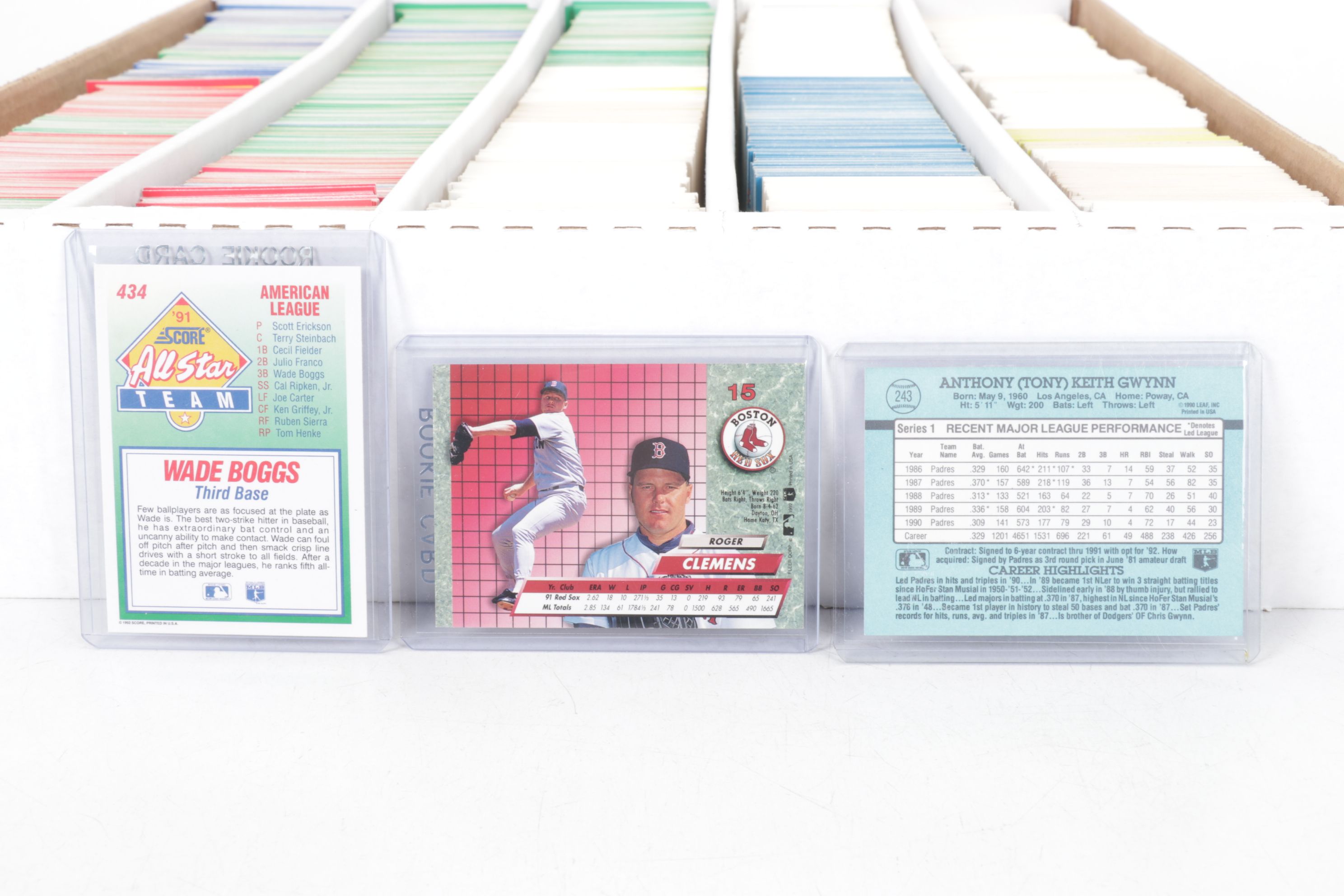 5,000 Mint Condition 1990-1992 Donruss, Score and Fleer Baseball Cards