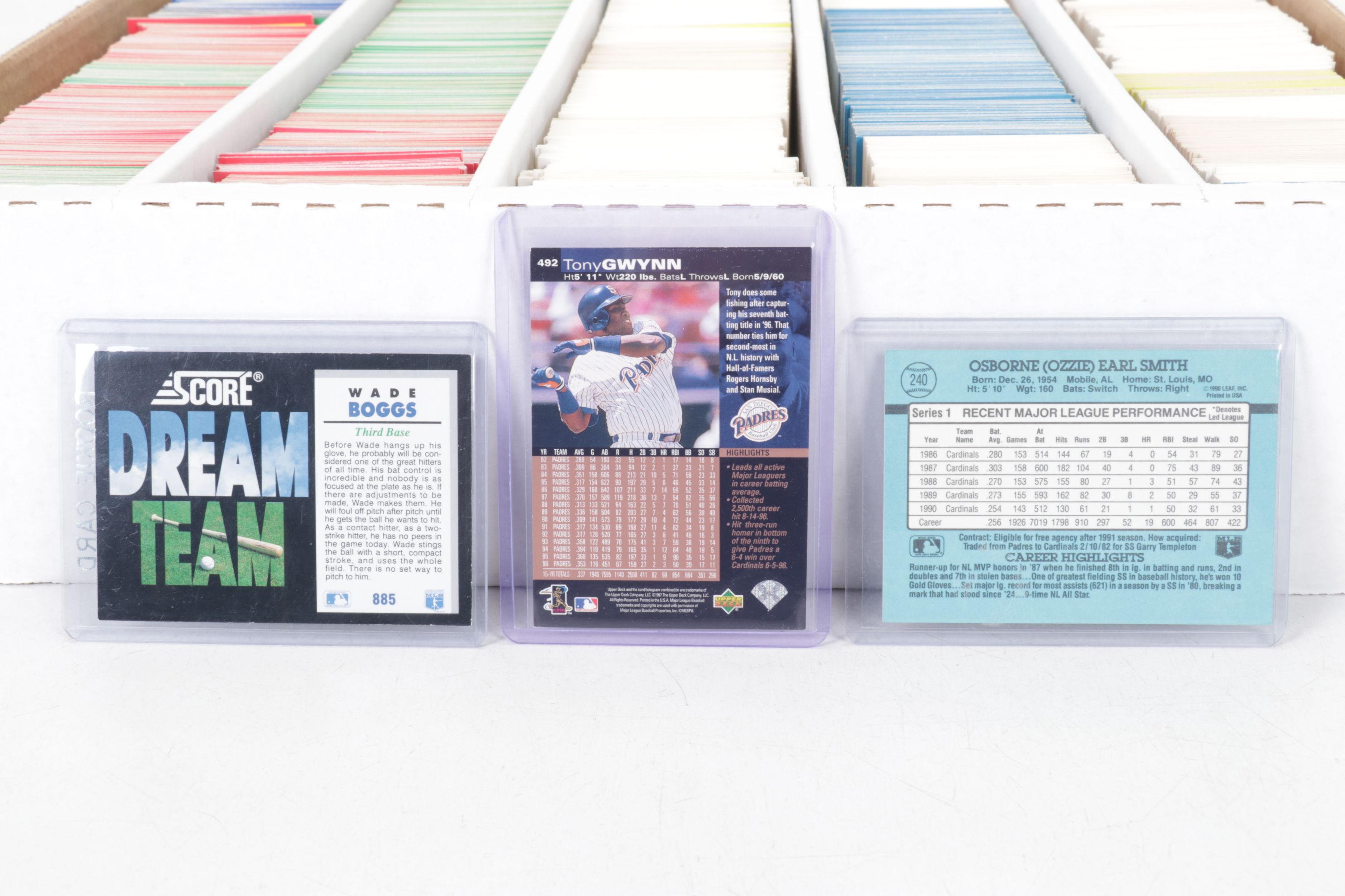 5,000 Mint Condition 1990-1992 Donruss, Score and Fleer Baseball Cards