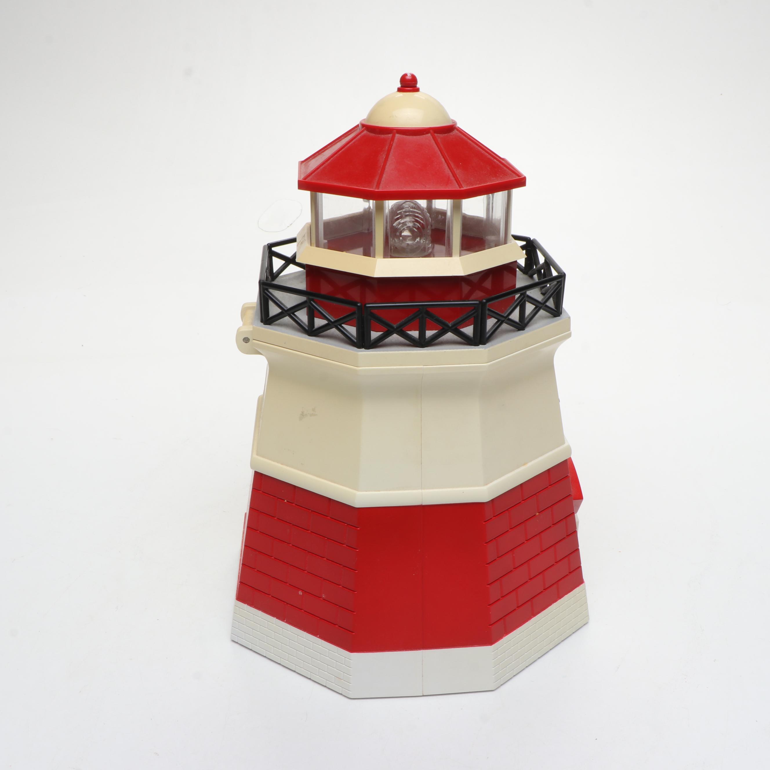 Original Lighthouse Cookie Jar with Foghorn Alarm